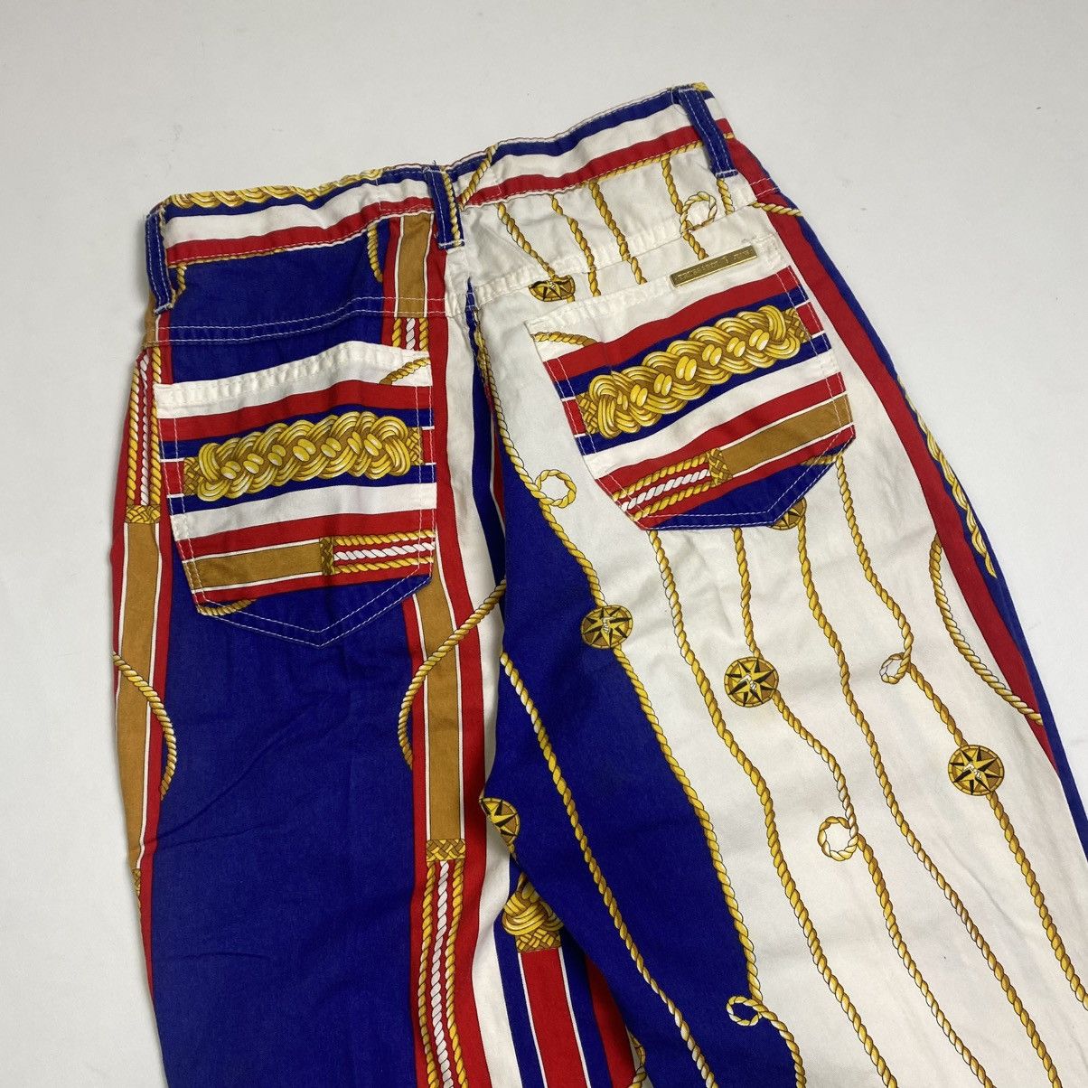 Trussardi Archive Trussardi Pattern Baroque pants Size 26" / US 2 / IT 38 - 8 Thumbnail