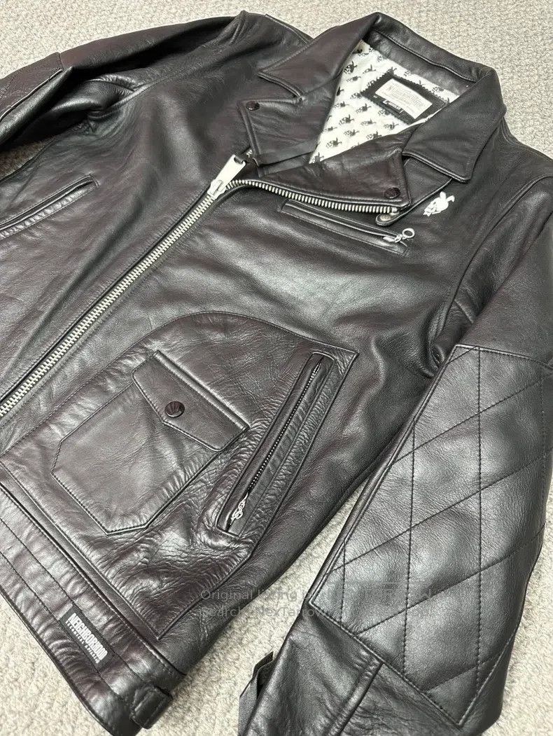 Neighborhood Neighborhood Heavy Duty Biker Leather Jacket Old Style Size US L / EU 52-54 / 3 - 2 Thumbnail
