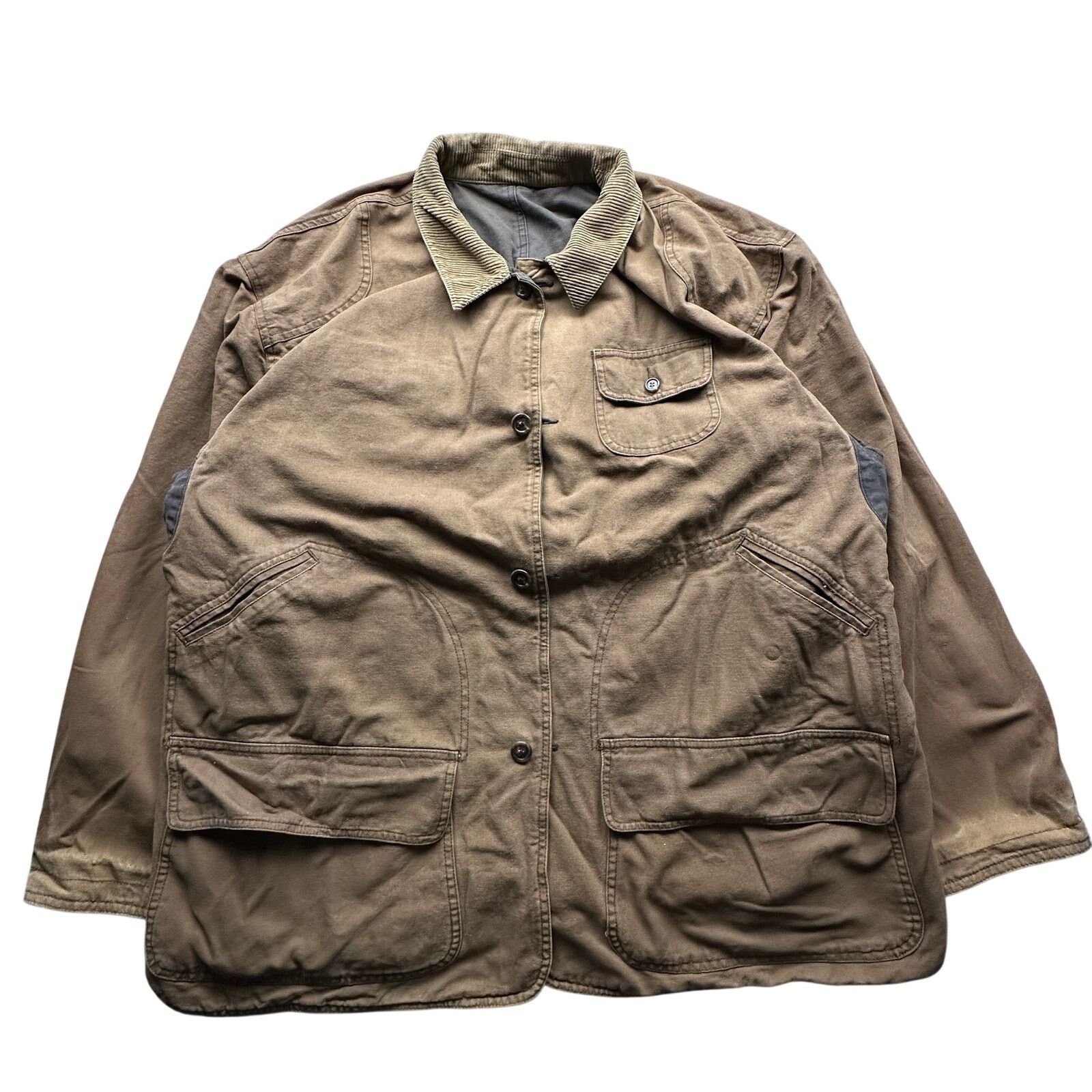 Vintage Vintage Reversible Duck Canvas Chore Work Jacket Mens Large Size US L / EU 52-54 / 3 - 2 Thumbnail