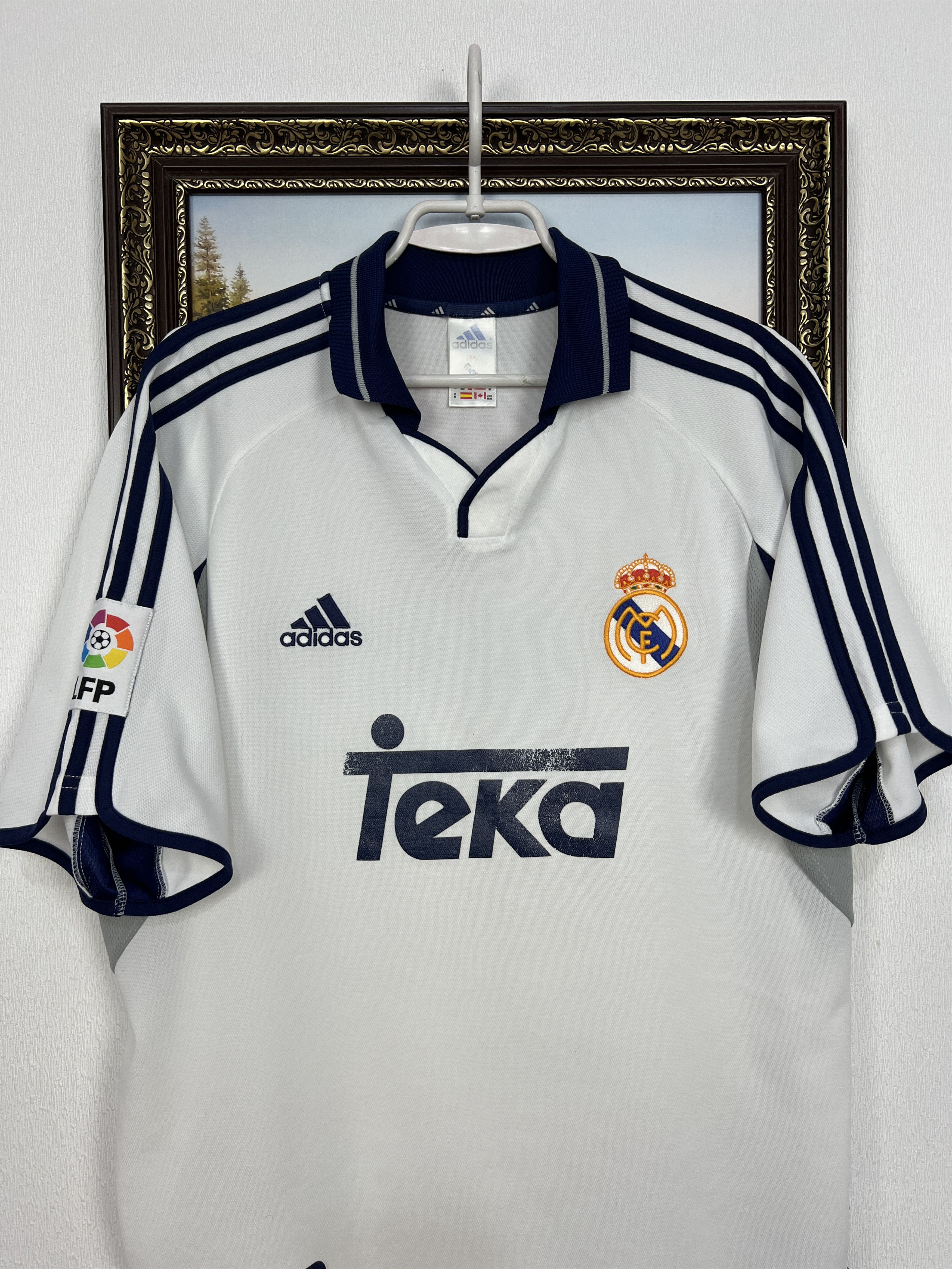 Adidas Real Madrid Home football shirt 2000 Soccer Jersey Mens Size US M / EU 48-50 / 2 - 2 Thumbnail