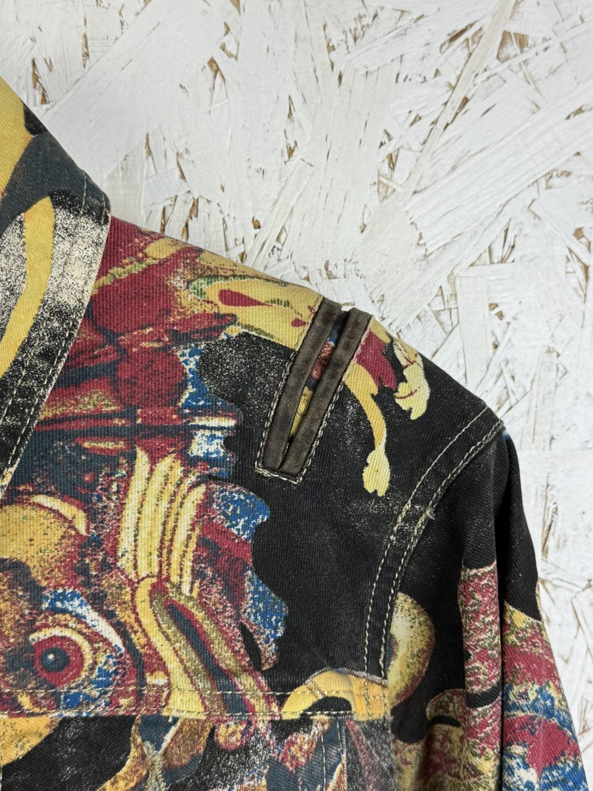 Just Cavalli Vintage Just Cavalli SS2007 Floral Baroque Print Jacket M Size M / US 6-8 / IT 42-44 - 3 Thumbnail