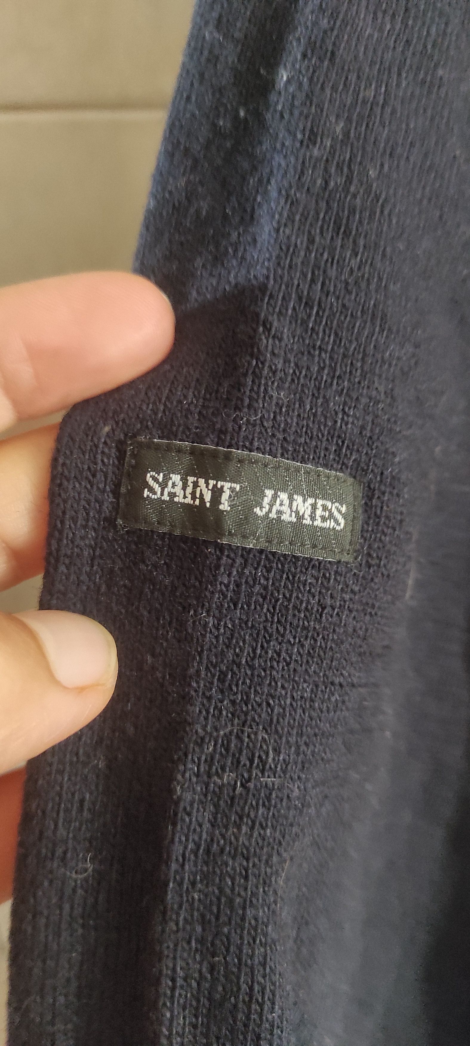 Saint James Saint James Knitwear Wool Cardigan Sweater Made France US 46 Size US L / EU 52-54 / 3 - 13 Thumbnail