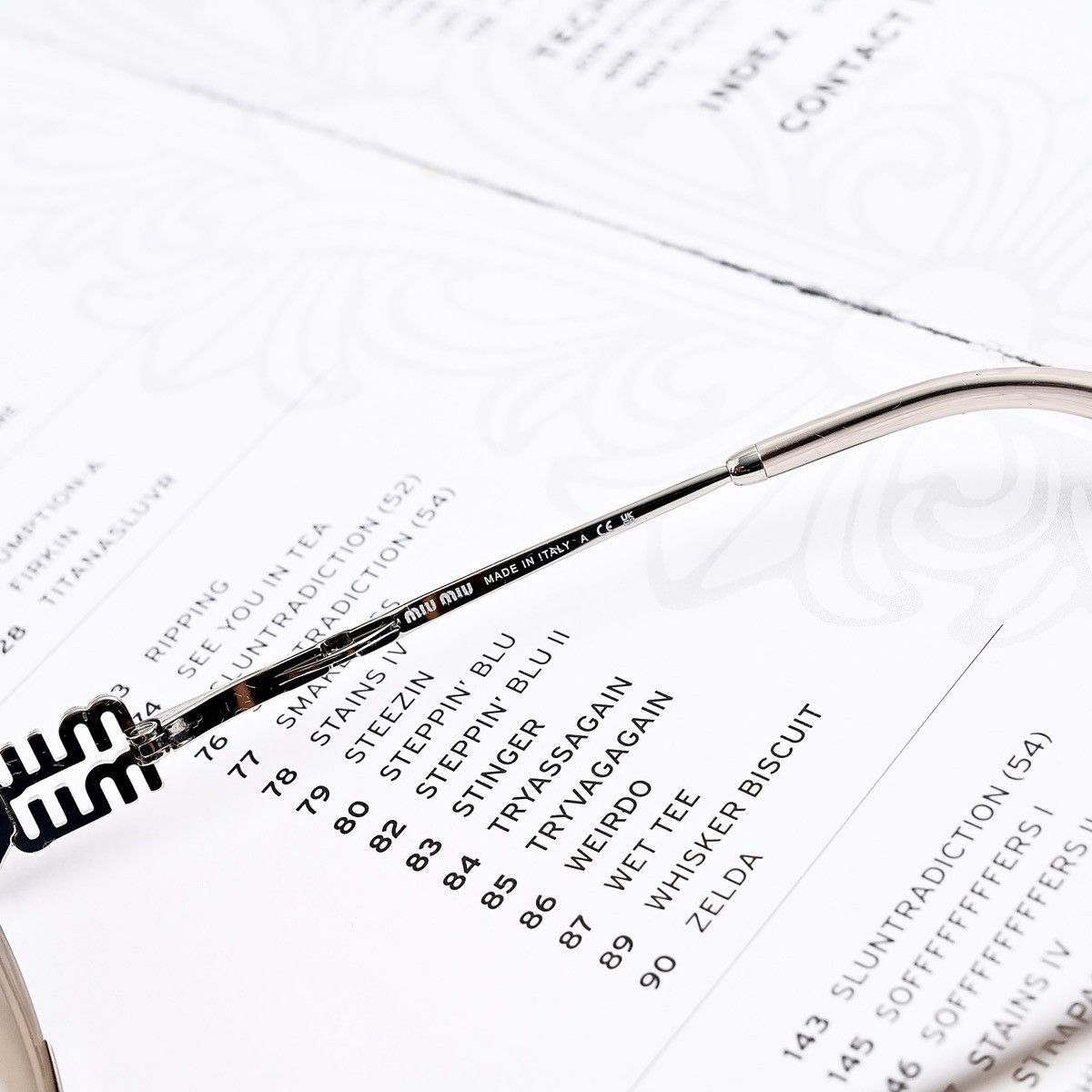 Miu Miu MIU MIU 0MU 52YS SUNGLASSES Size ONE SIZE - 5 Thumbnail