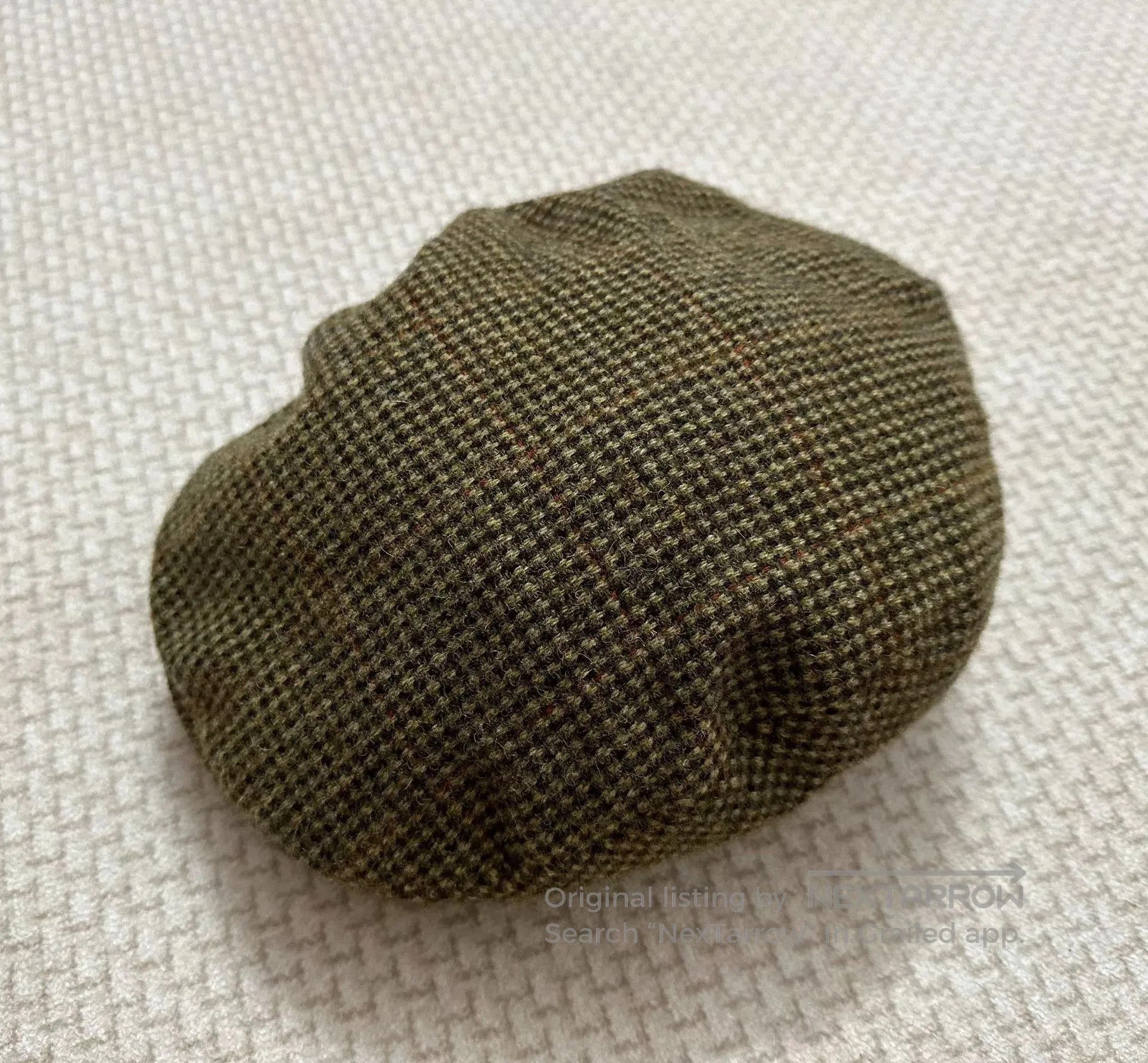 RRL Ralph Lauren RRL Double RL Houndstooth Wool Newsboy Cap. Size ONE SIZE - 4 Thumbnail