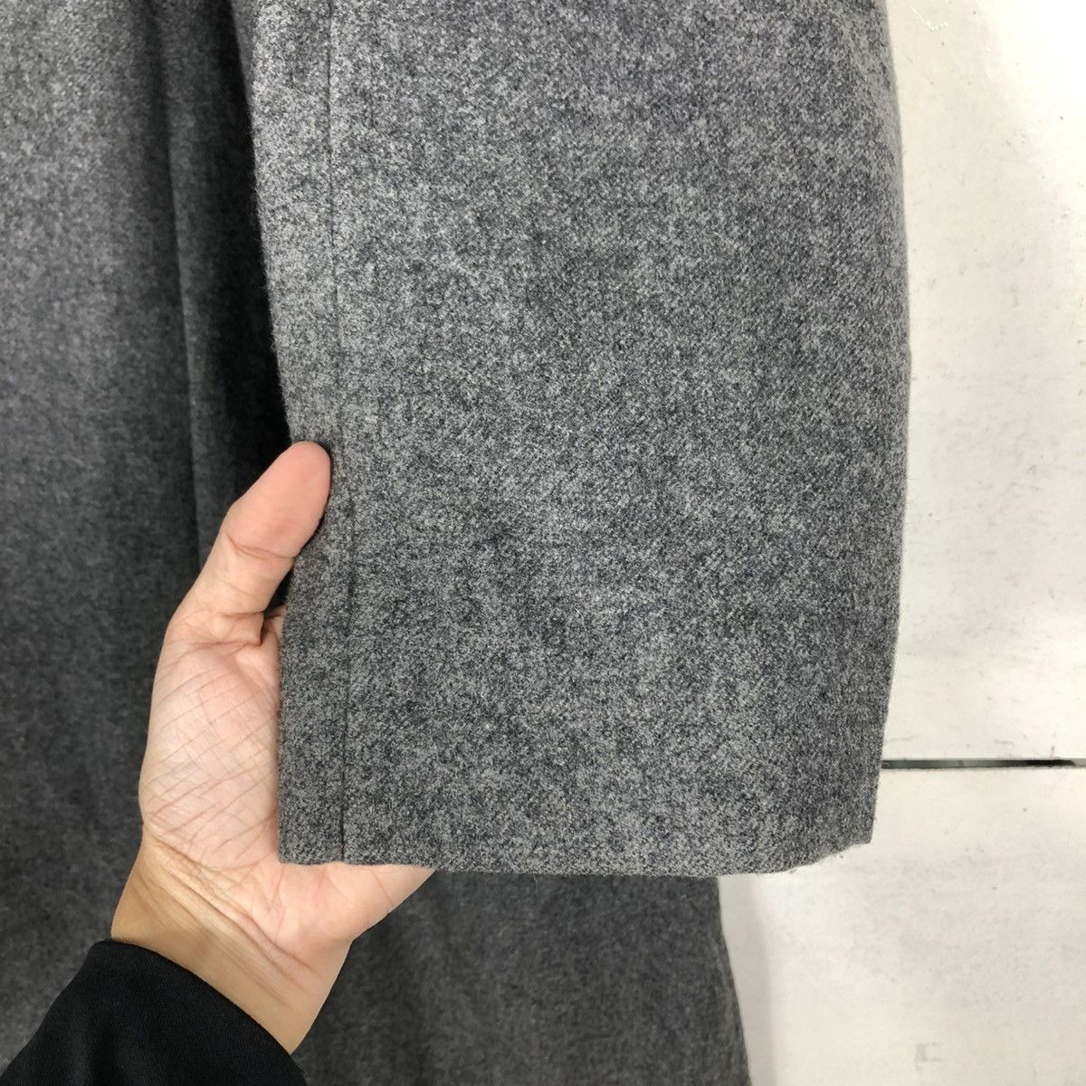 Comme des Garcons 🔥VINTAGE 80’s RUNWAY LONG JACKET COMME DES GARCONS WOOL Size US M / EU 48-50 / 2 - 16 Thumbnail