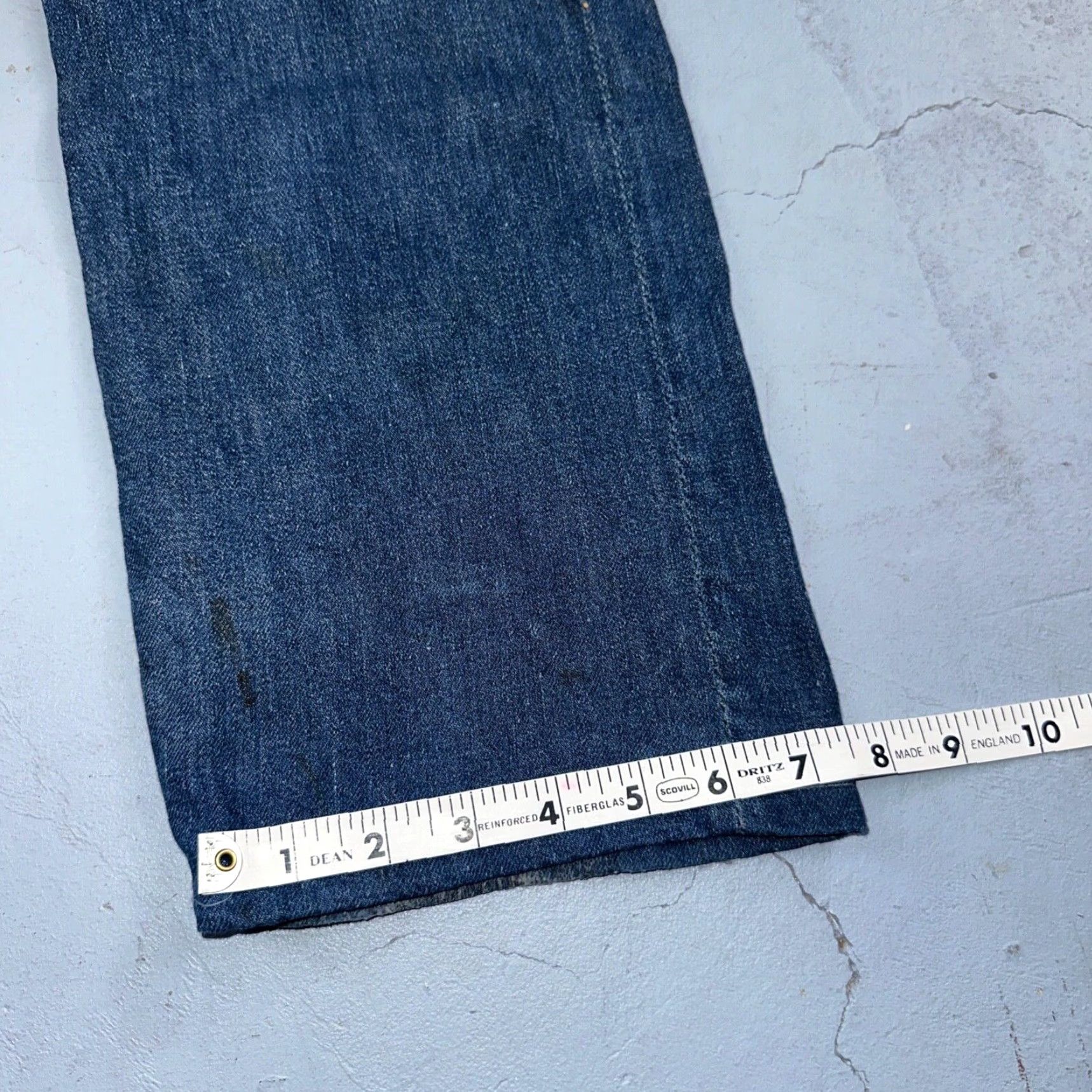 Levi's Vintage Levis Jeans 701 Big E 50s 1950s Redline Hidden Rivets USA 501 Act 26x29 Size US 26 / EU 42 - 7 Thumbnail