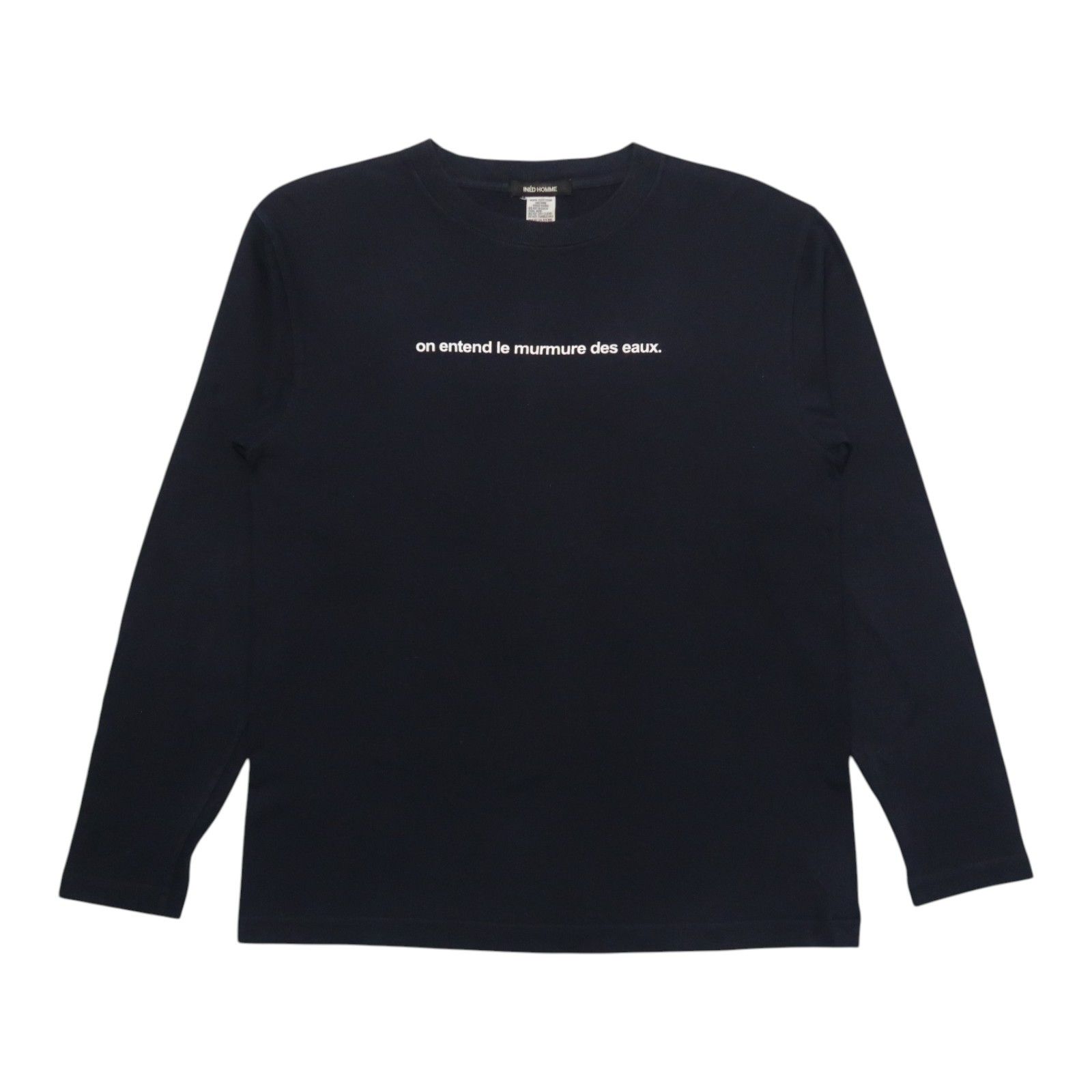 Yohji Yamamoto Vintage 90s Yohji Yamamoto Ined Homme "Quotes" Long Sleeve Size US M / EU 48-50 / 2 - 1 Thumbnail