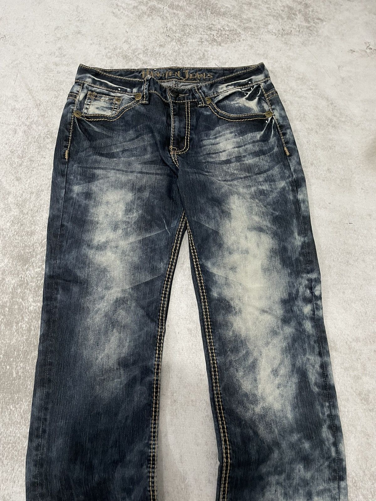 Hysteric Glamour × If Six Was Nine × Le Grande Bleu (L.G.B.) 2000s hangten japan bootcut acid wash denim Y2k style Size US 30 / EU 46 - 2 Thumbnail