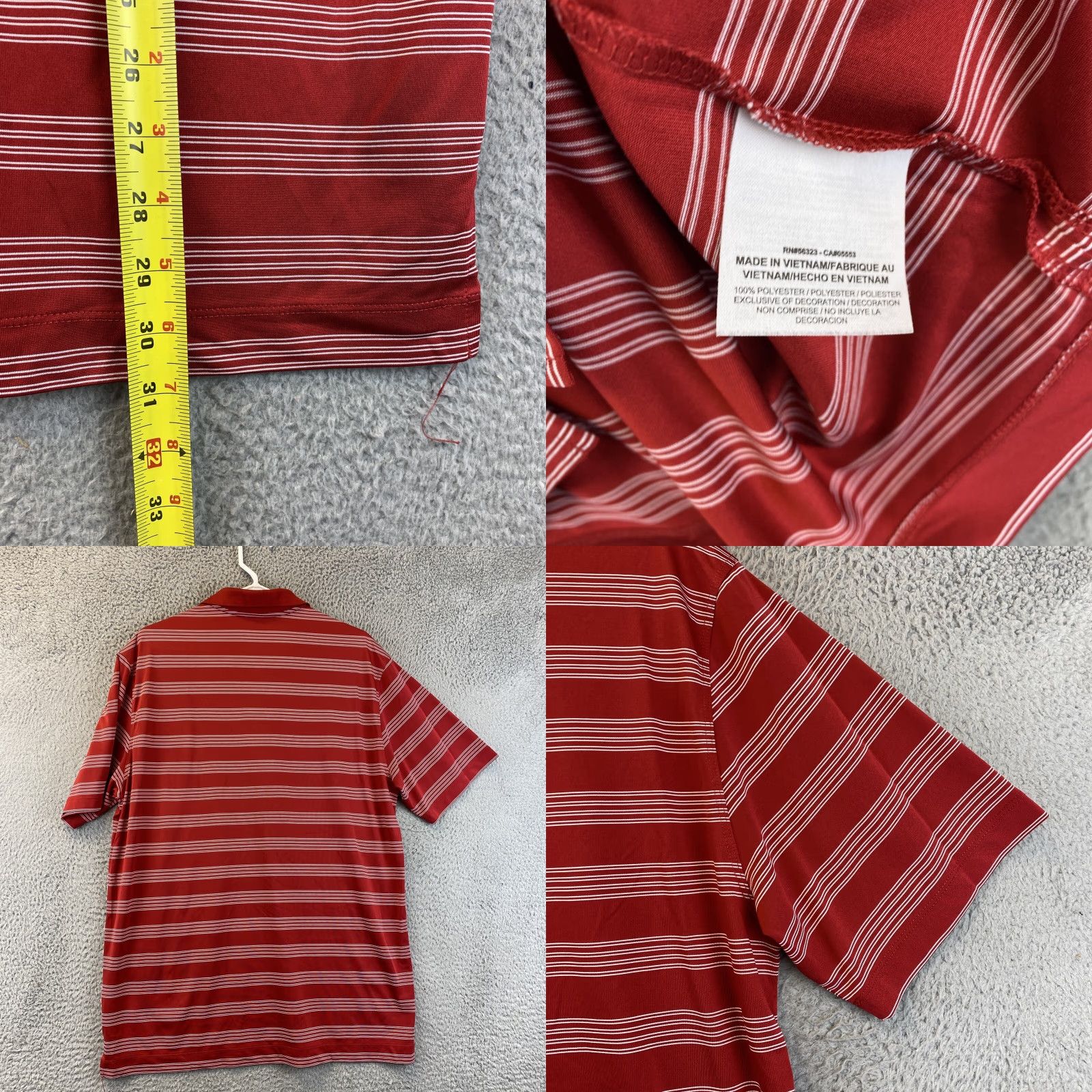 Nike Nike Polo Shirt Men Large Red Dri-Fit Performance Golf Swoosh Top /48-45 Size US L / EU 52-54 / 3 - 8 Thumbnail