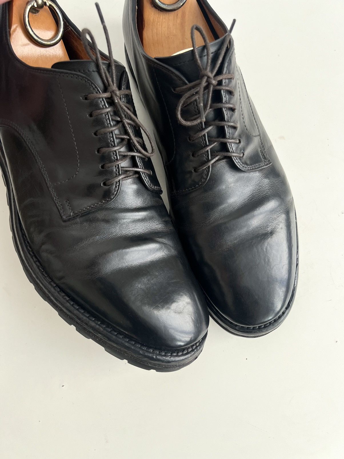 Officine Creative 🔥Officine Creative Aspen 001 Leather Derby Boots Black Size US 10.5 / EU 43-44 - 8 Thumbnail