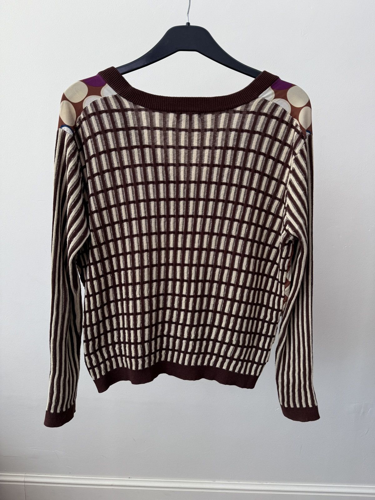 Marni Vintage MARNI x H&M Collab Ltd Ed Silk & Cotton Cardigan Size XS / US 0-2 / IT 36-38 - 10 Thumbnail