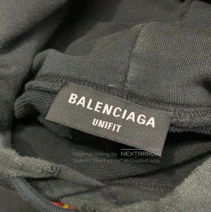 Balenciaga Balenciaga SS22 Logo Print Black Hoodie. Size US M / EU 48-50 / 2 - 1 Thumbnail