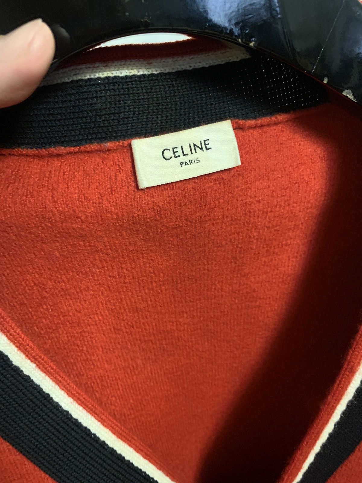 Celine Celine 2019FW Red Teddy Wool Cardigan Size US S / EU 44-46 / 1 - 4 Thumbnail