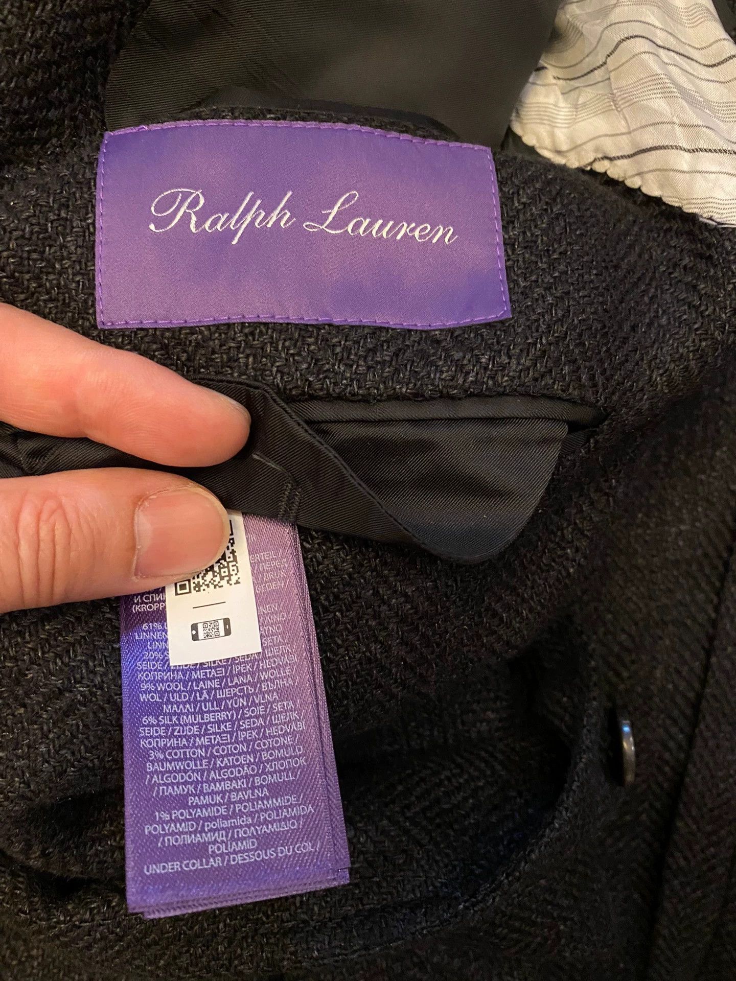 Polo Ralph Lauren Ralph Lauren Purple Label Kent Handmade Linen-Silk-Wool 40R Size 40R - 7 Thumbnail