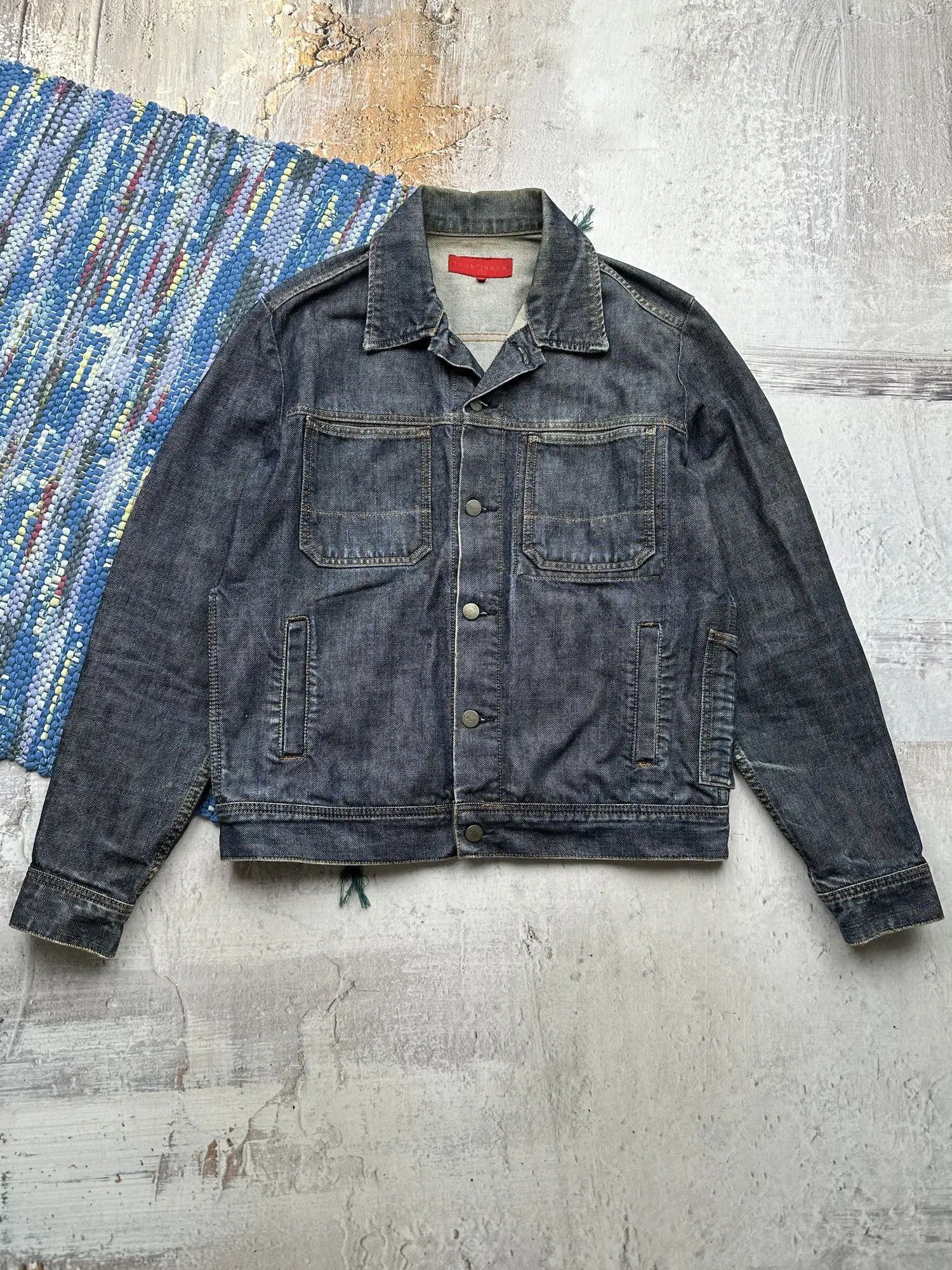 00S Fuga Denim Jacket Japanese Label Y2K Ifsixwasnine Share