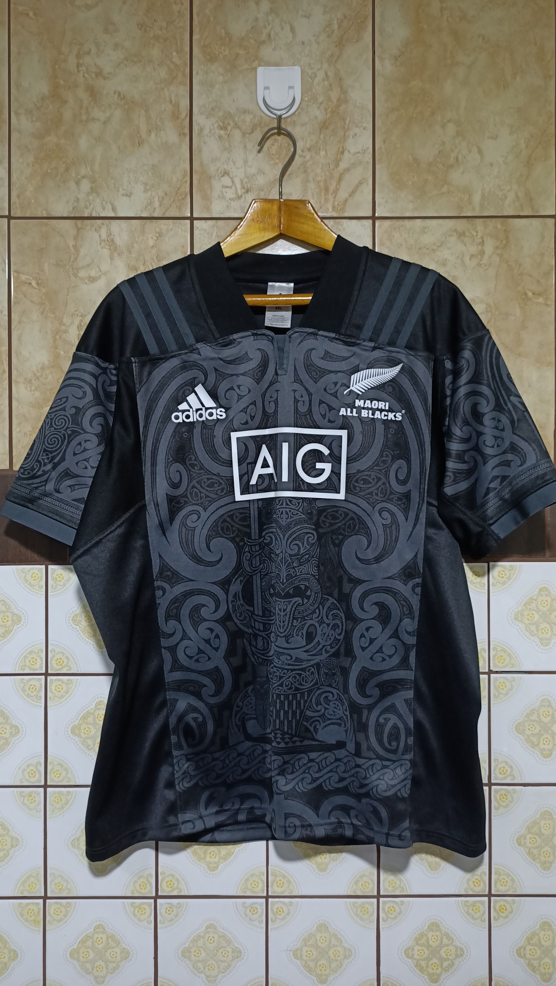 Adidas Adidas Maori All Blacks 2017 rugby jersey Size US XXL / EU 58 / 5 - 1 Thumbnail