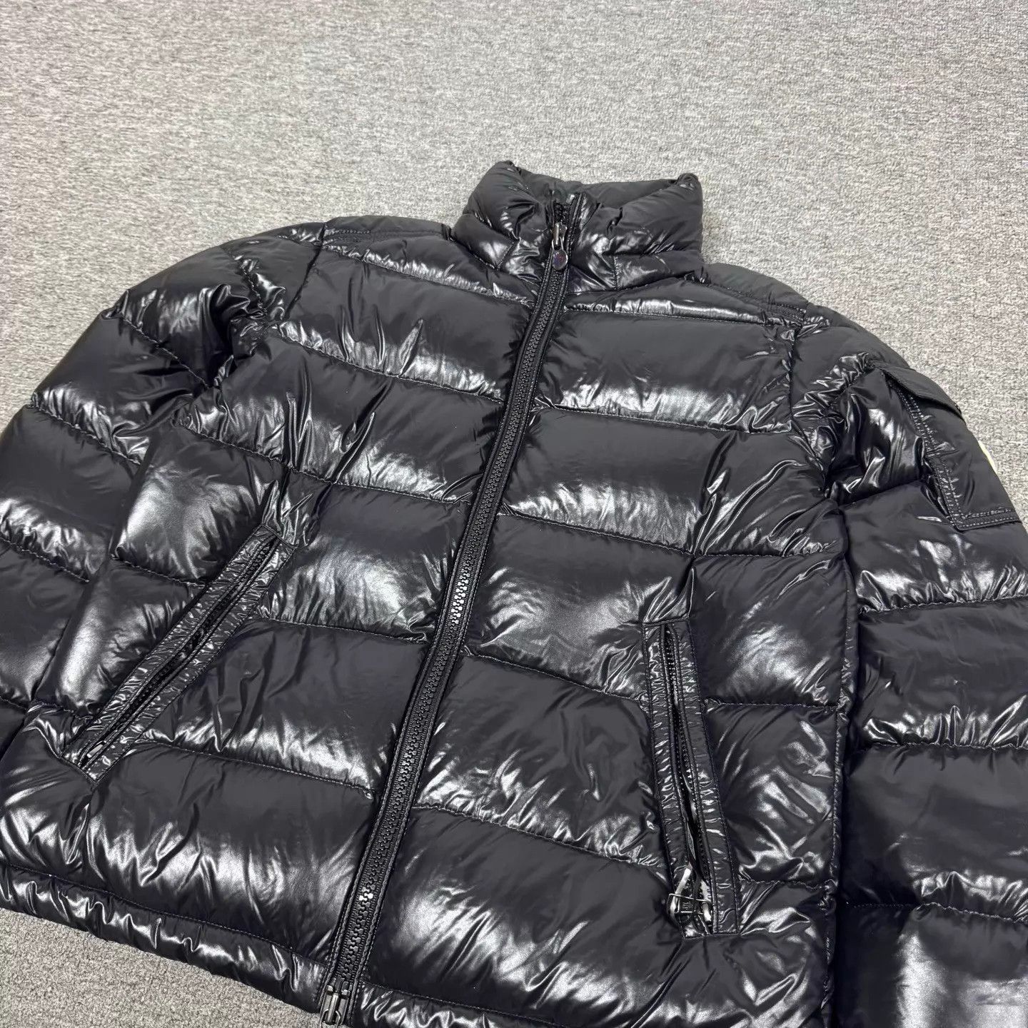 Moncler Moncler Maya Black Shiny Down Jacket Size 2 99 New Size US M / EU 48-50 / 2 - 3 Thumbnail