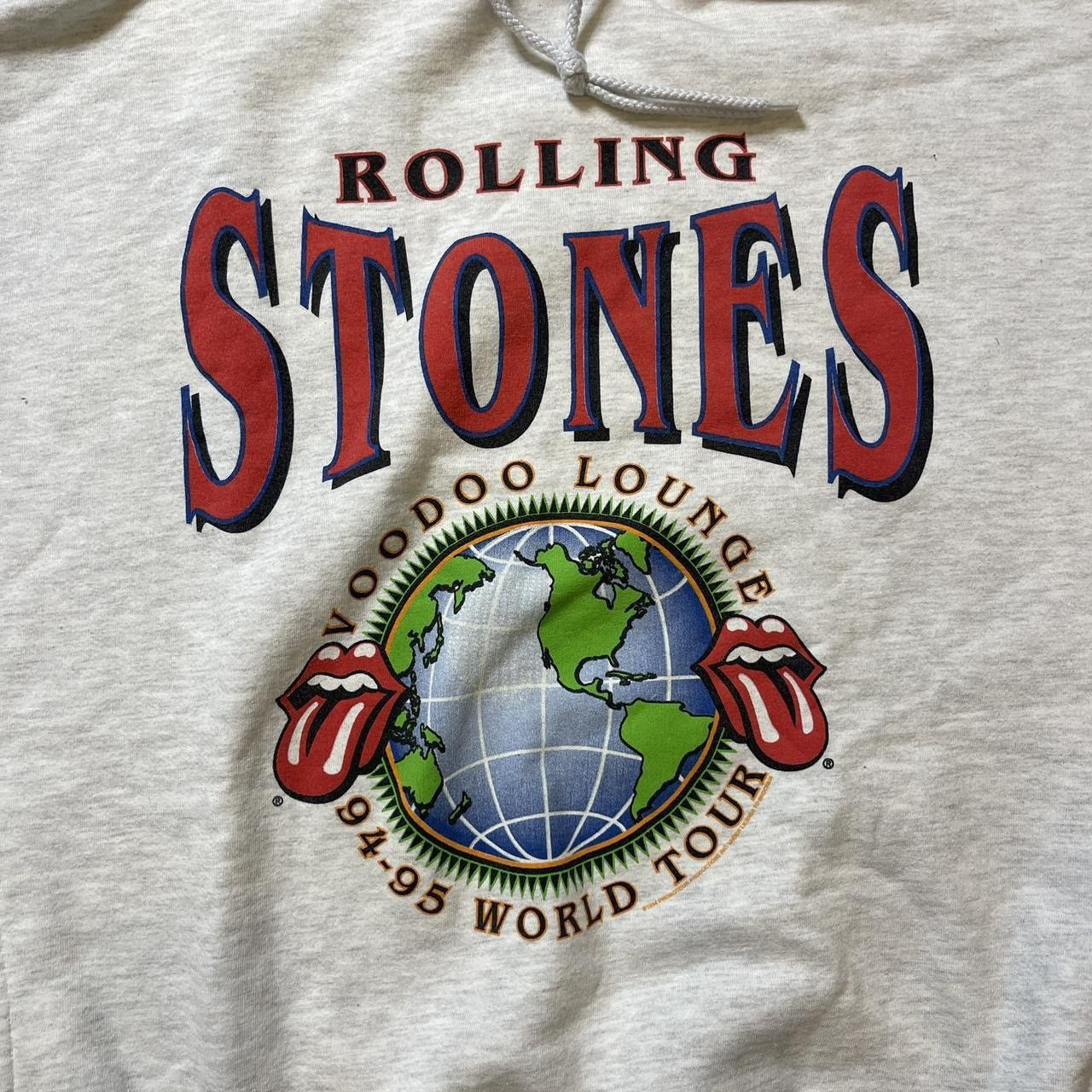The Rolling Stones × Vintage Rolling Stones Voodoo Lounge 94-95 World Tour Sweatshirt Size US XL / EU 56 / 4 - 3 Thumbnail