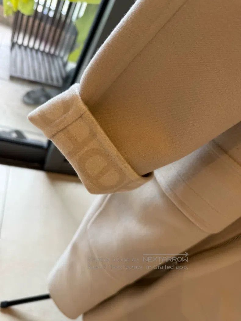 Hermes Hermes Beige Hooded Coat, High-Quality Wool Blend Size XS / US 0-2 / IT 36-38 - 4 Thumbnail
