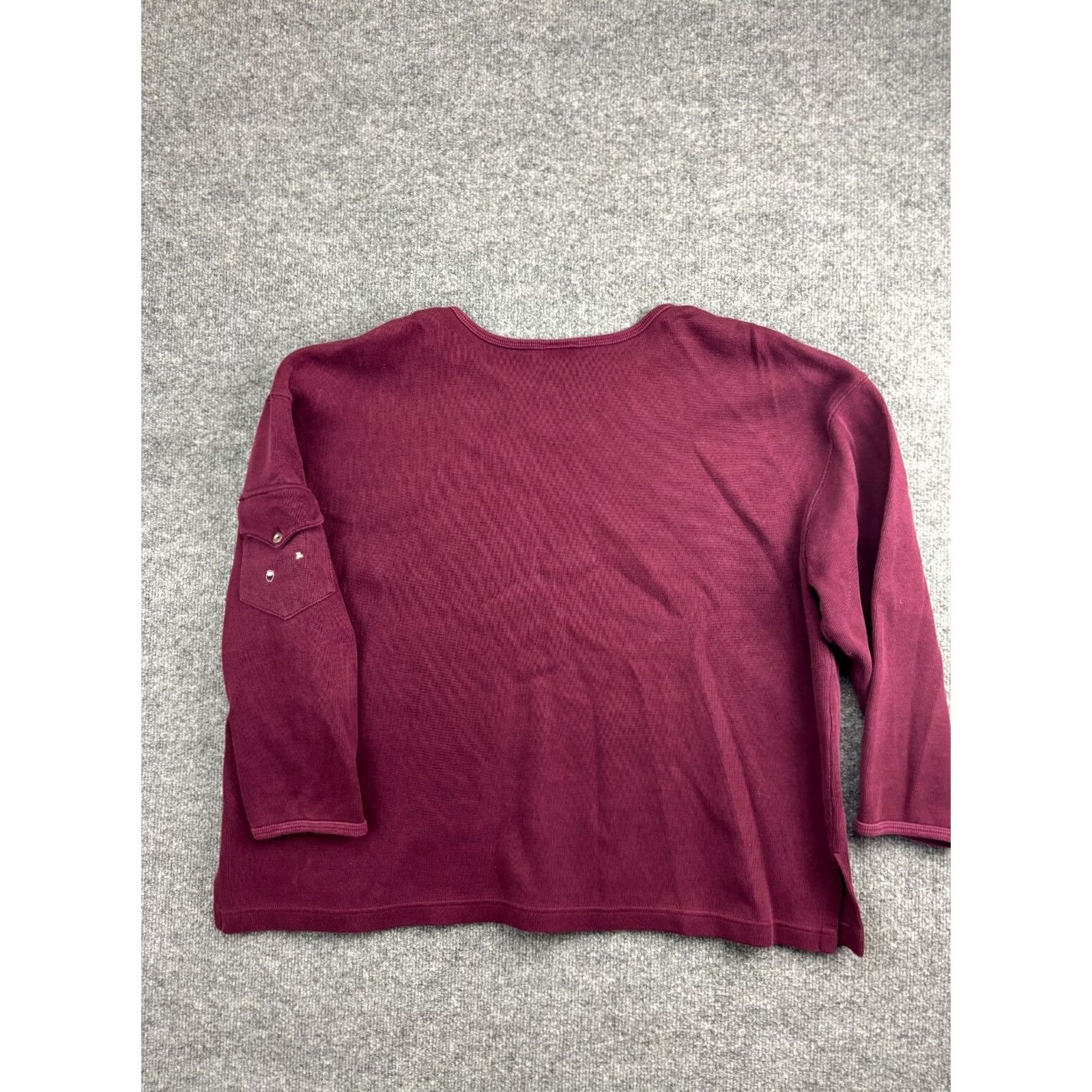 Disney VINTAGE Walt Disney Winnie the Pooh Embroidered Shirt Womens XXL Maroon Crew Neck Size XXL / US 16-18 / IT 52-54 - 7 Thumbnail
