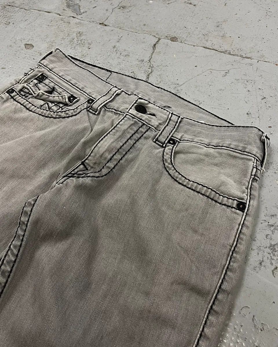 Vintage True Religion Grey Denim Jeans Size US 32 / EU 48 - 7 Thumbnail