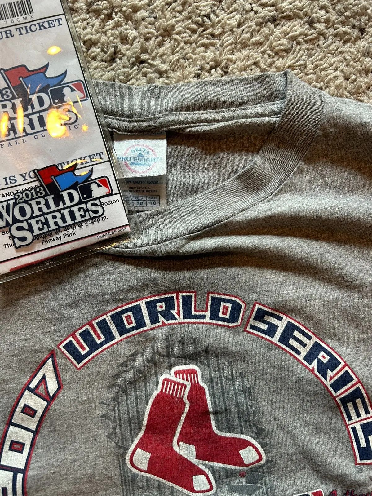 MLB Boston Red Sox 2007 World Series Champions Tee Size US XL / EU 56 / 4 - 3 Thumbnail