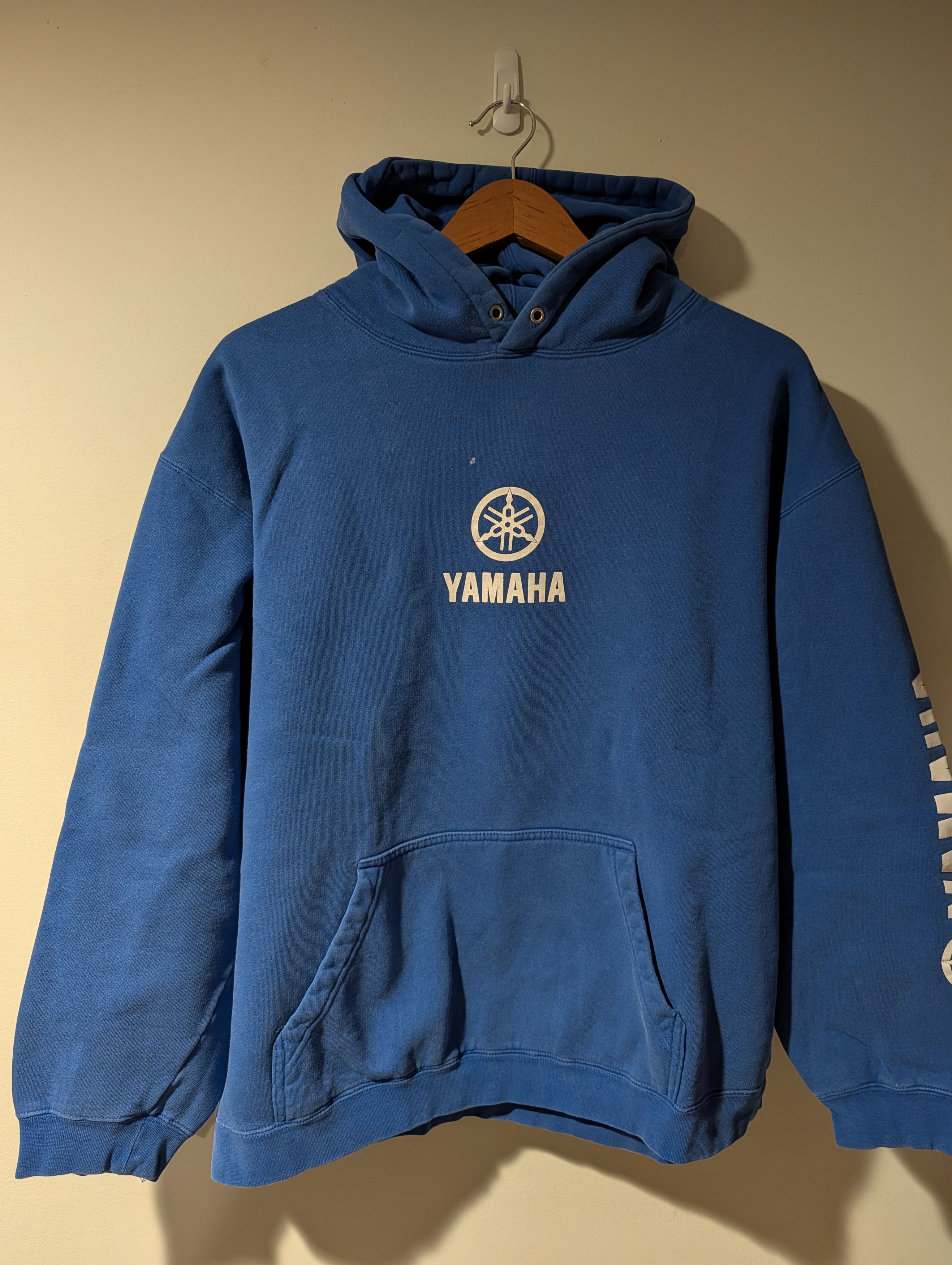 Yamaha Yamaha Racing Team Logo Graphic Hoodie Sweatshirt Royal Size US L / EU 52-54 / 3 - 1 Thumbnail
