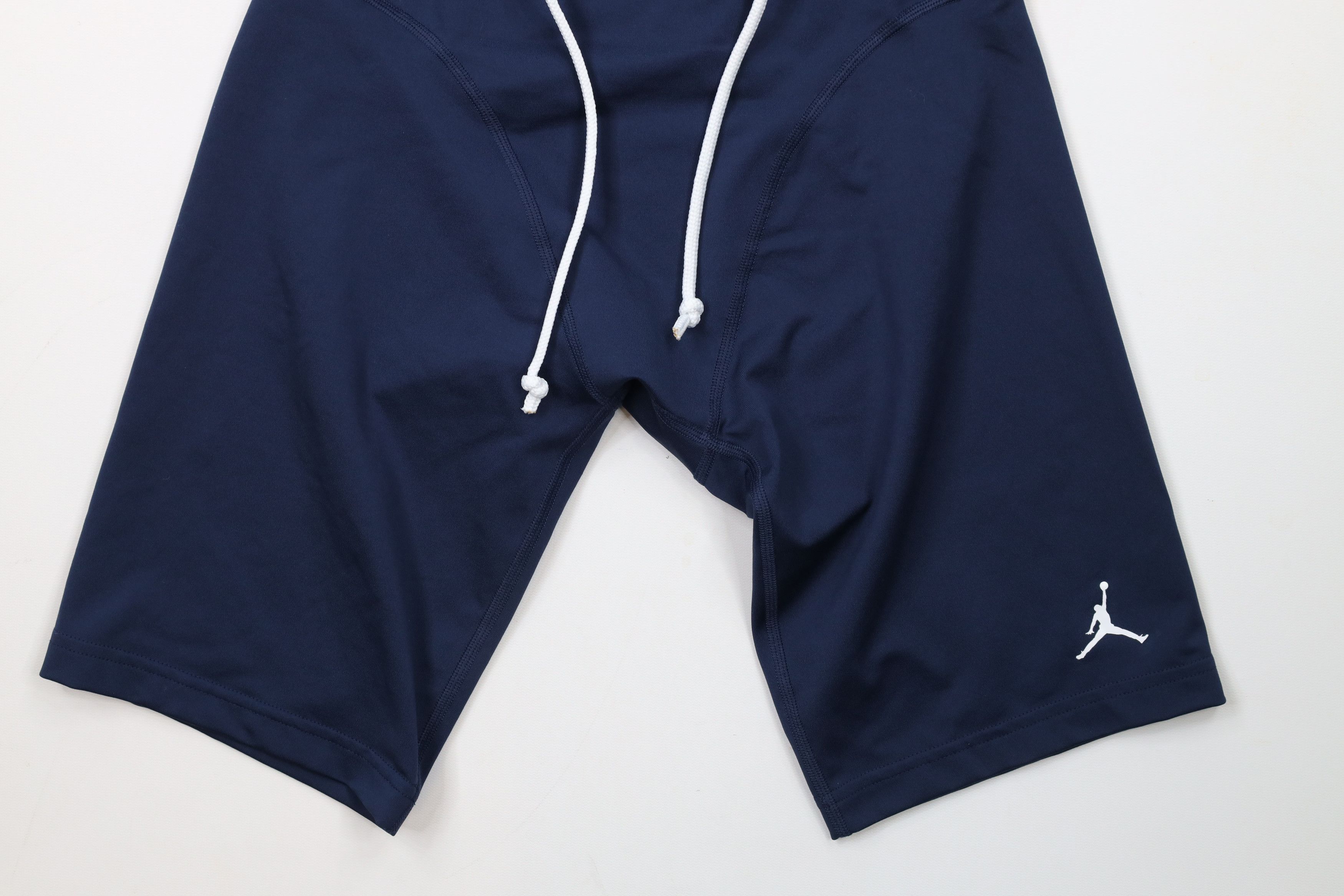 Nike × Vintage Nike Air Jordan University of Michigan Spandex Shorts USA Size US 36 / EU 52 - 4 Thumbnail