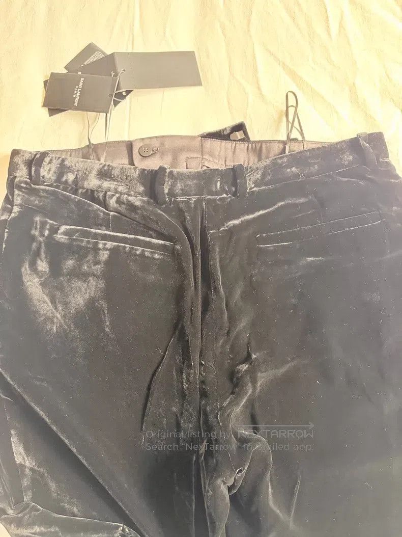 Saint Laurent Paris Saint Laurent Paris Velvet Trousers Size US 34 / EU 50 - 5 Thumbnail