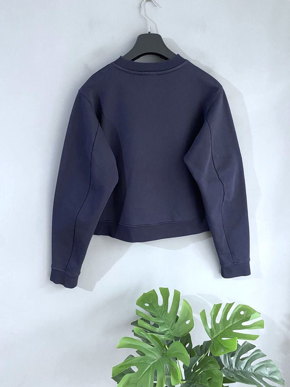 Acne Studios Acne Studios Women's Blue Shortened Sweatshirt, Size M Size M / US 6-8 / IT 42-44 - 10 Thumbnail
