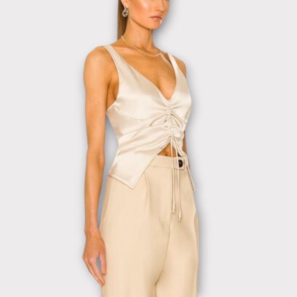 Nanushka Nanushka Klara Top in Creme – Size S Size S / US 4 / IT 40 - 2 Thumbnail