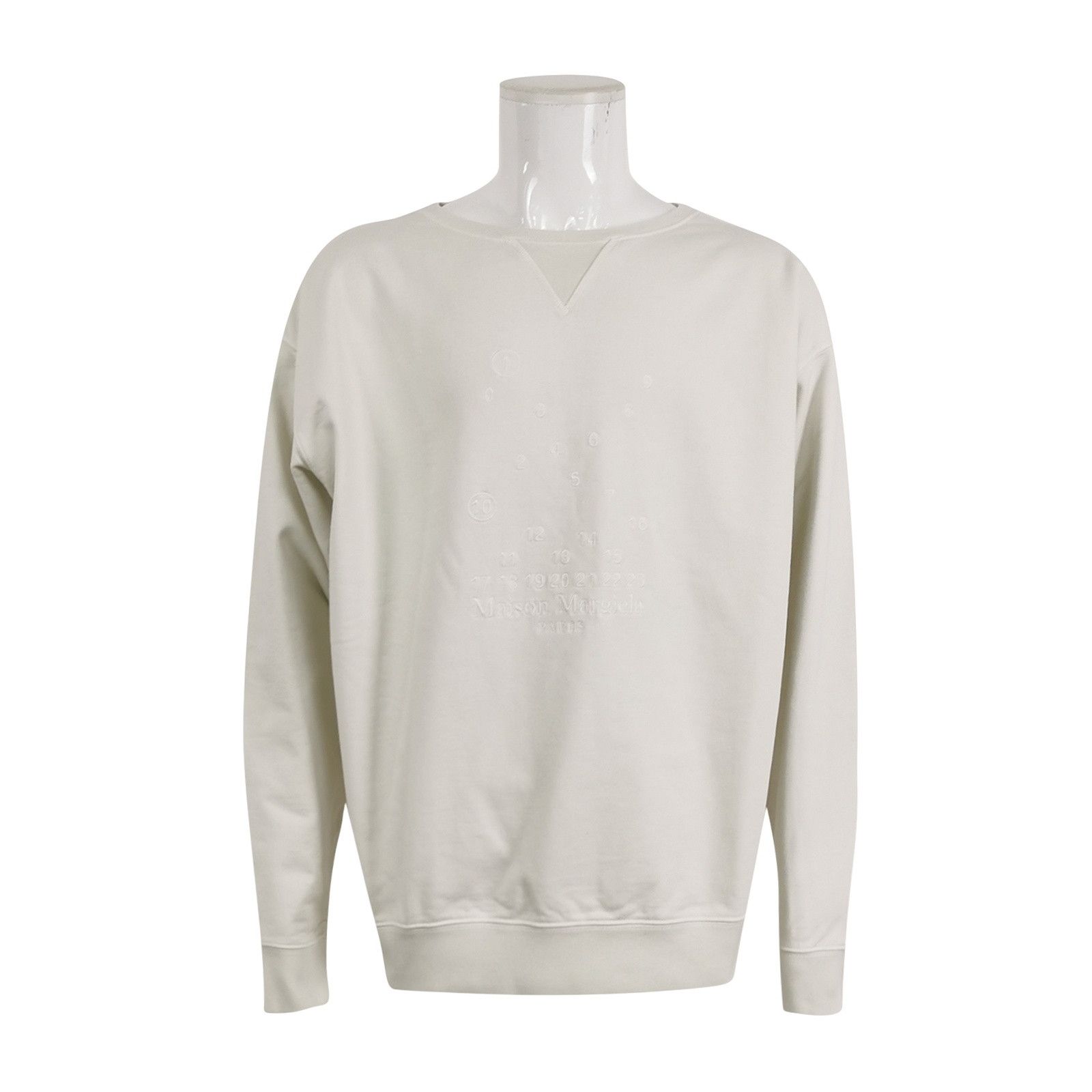 Maison Margiela Maison Margiela Numbers Oversized Embroidered Logo
