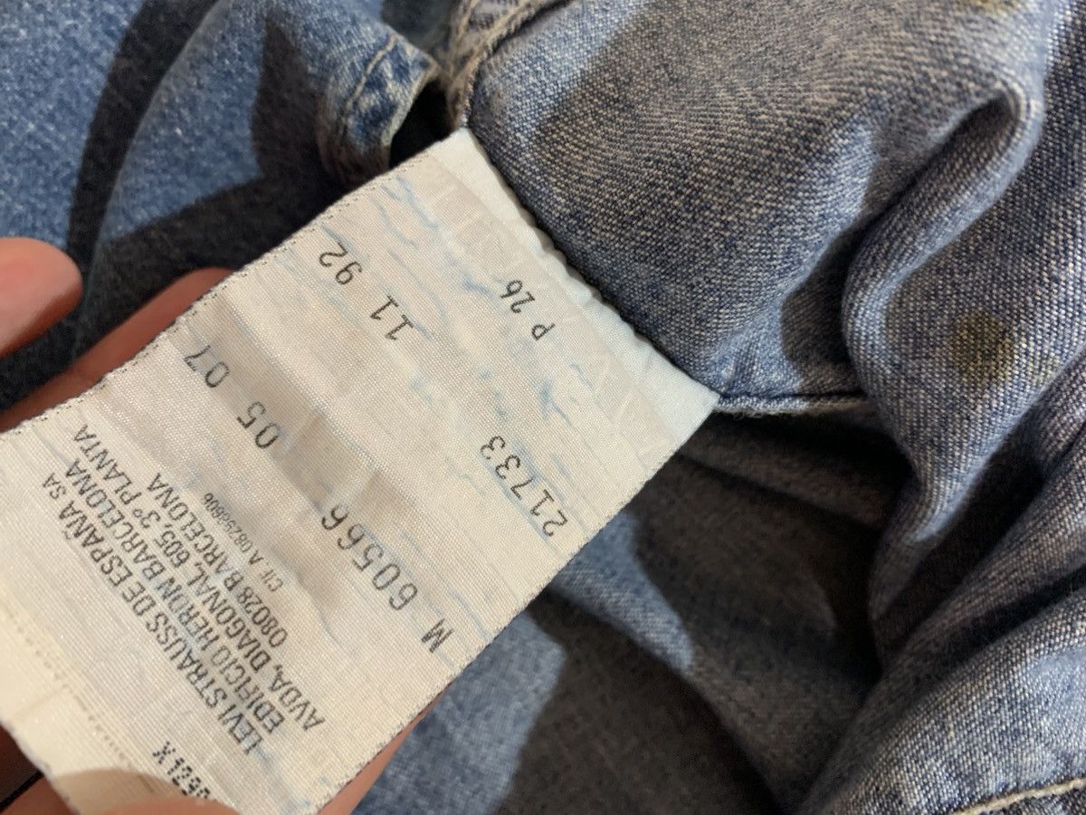 Levi's Vintage Clothing × Vintage 1992 Levi Blue faded Pearl button long Sleeve denim Shirt Size US M / EU 48-50 / 2 - 5 Thumbnail