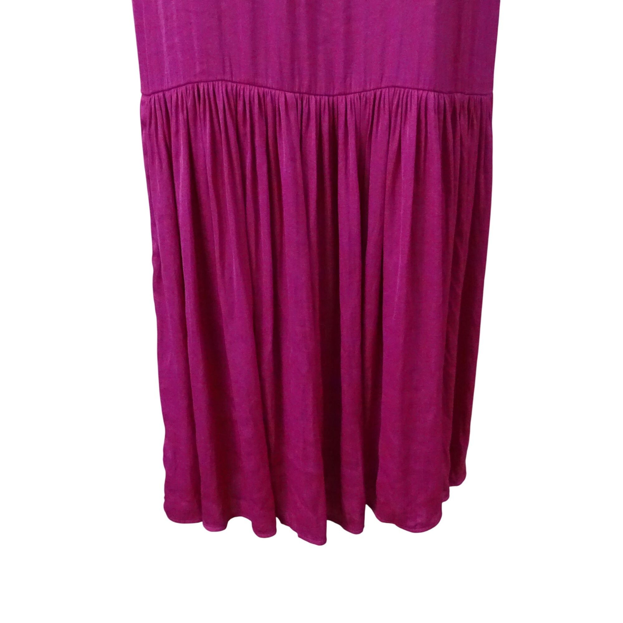 Banana Republic Banana Republic Purple Sleeveless Halter Maxi Dress Women Si Size S / US 4 / IT 40 - 4 Thumbnail