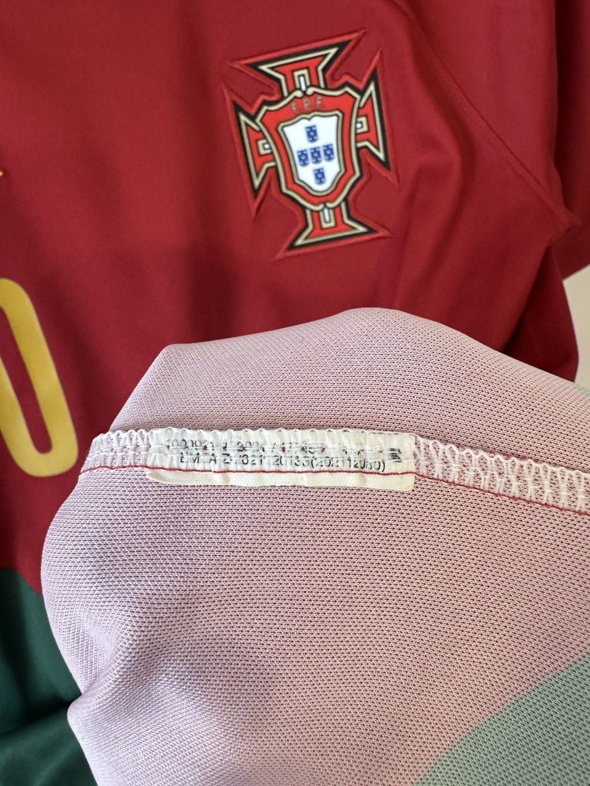 Nike Bernardo #10 Portugal 2022-2023 Home Soccer Jersey Shirt Kit Size US S / EU 44-46 / 1 - 17 Thumbnail