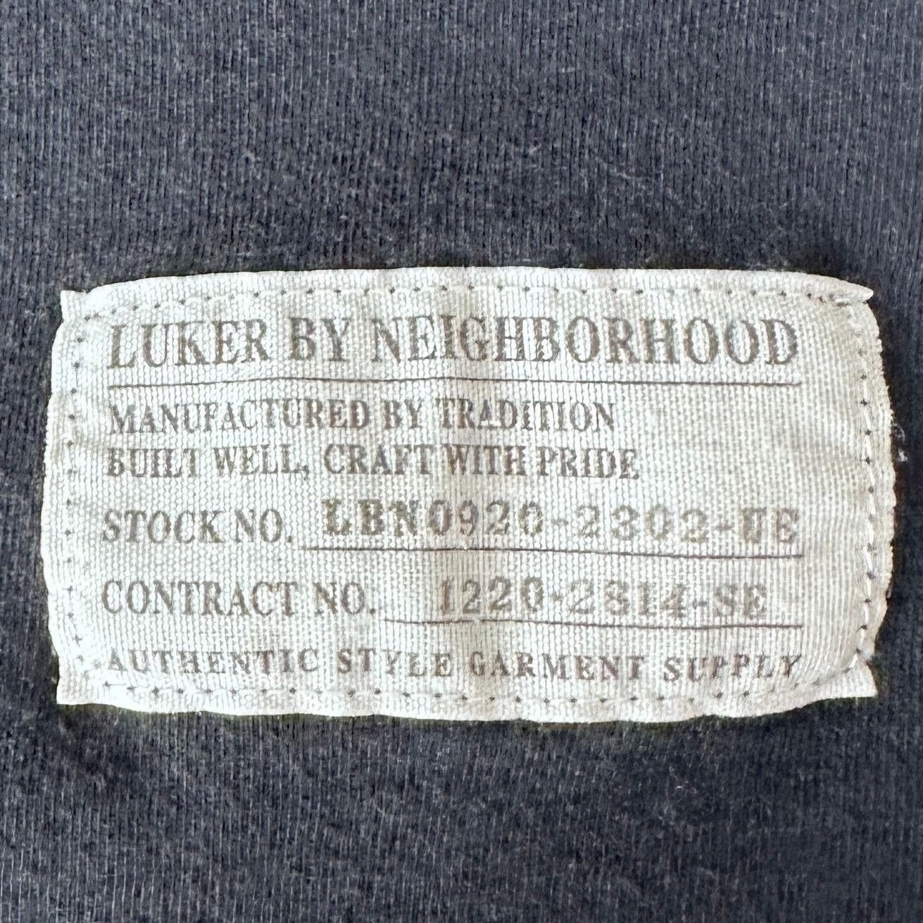 Neighborhood Luker CHAOS Black Tee Size US S / EU 44-46 / 1 - 3 Thumbnail