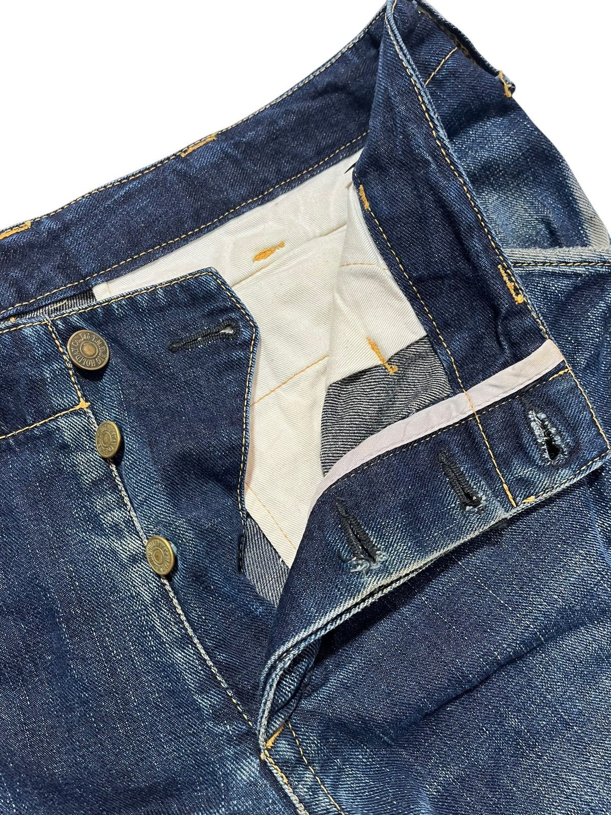 Japanese Brand × TMT × Vintage TMT JAPANESE BRAND DENIM CARGO JEANS Size US 34 / EU 50 - 7 Thumbnail