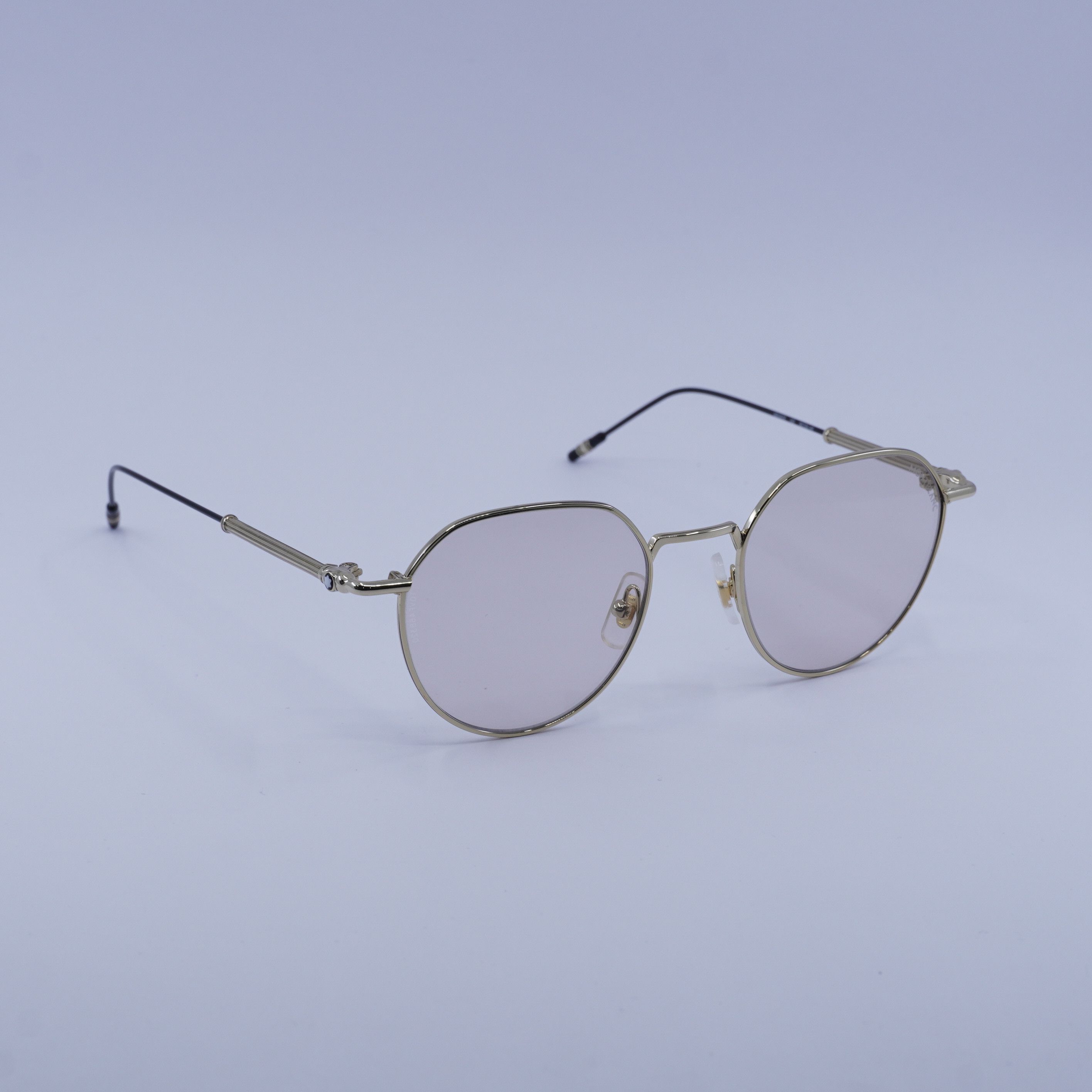 Montblanc Montblanc MB0060S 002 Sunglasses Gold/Black Square Frame, Size ONE SIZE - 3 Thumbnail
