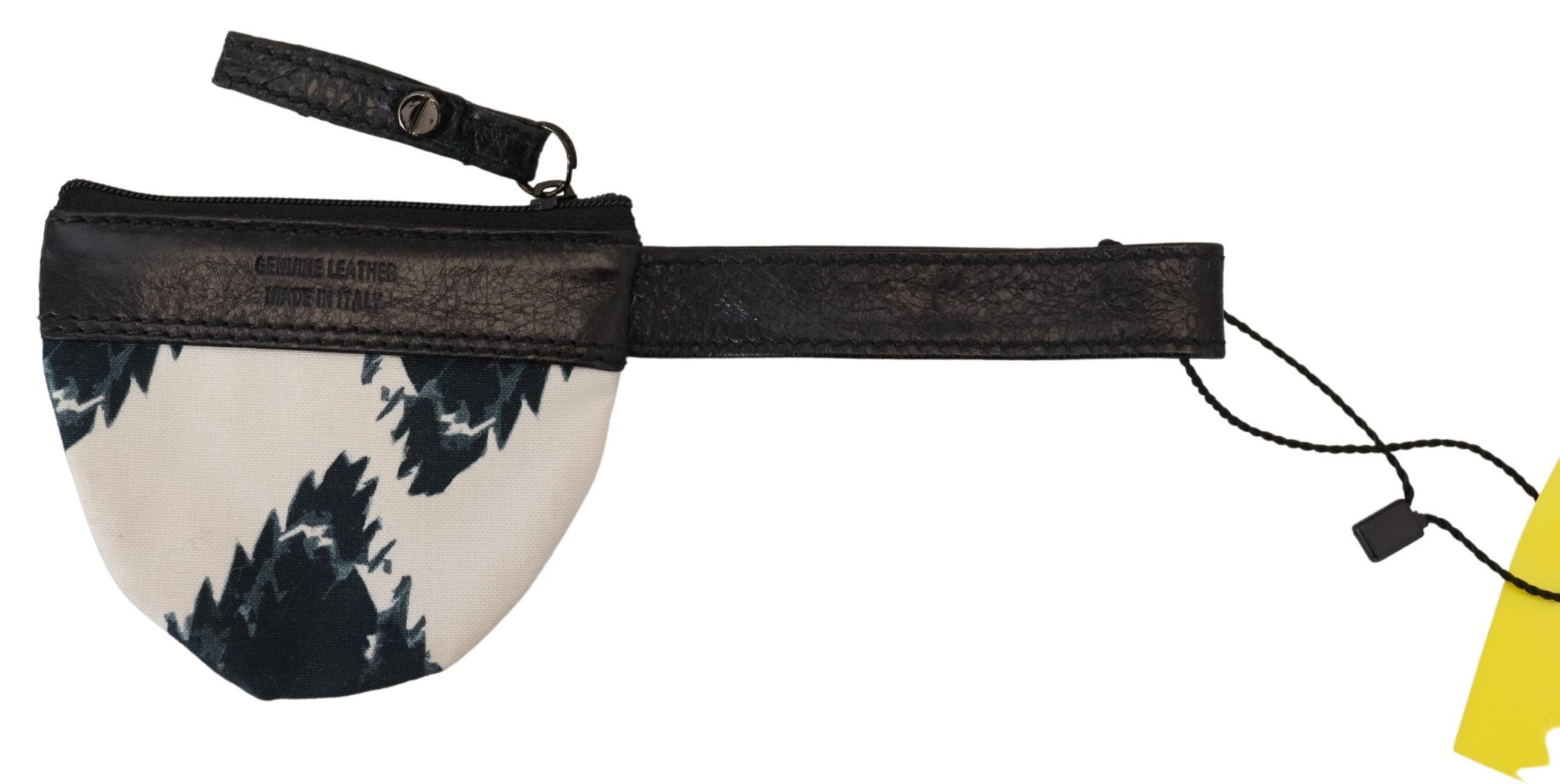 Costume National Chic White Leather Coin Purse with Women's Strap Size ONE SIZE - 1 Thumbnail