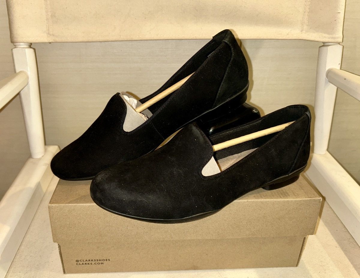 Clarks Clarks “Sara Poppy” Suede Loafer — Size 9M Size US 9 / IT 39 - 3 Thumbnail