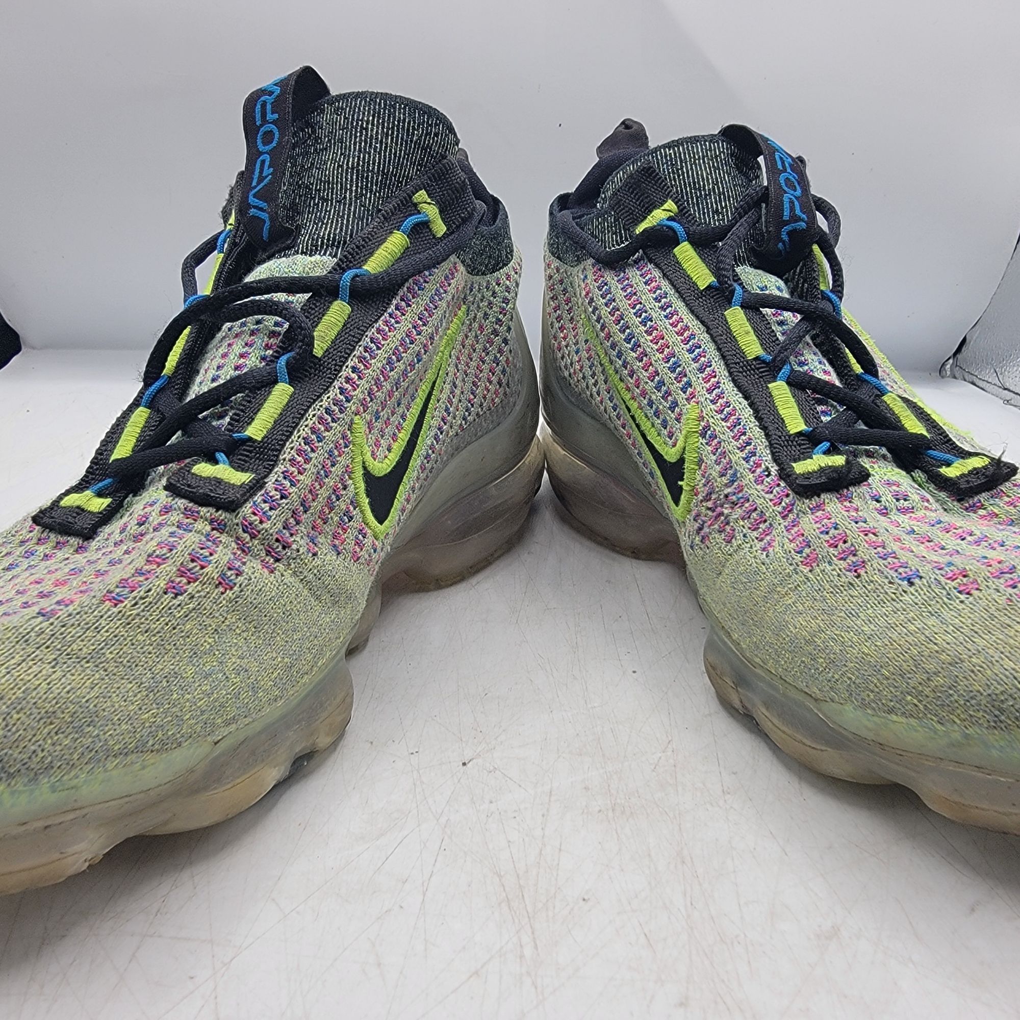 Nike Nike Air Vapormax 2022 Flyknit Womens 8.5 Volt Photo Blue Sn Size US 8.5 / IT 38.5 - 3 Thumbnail