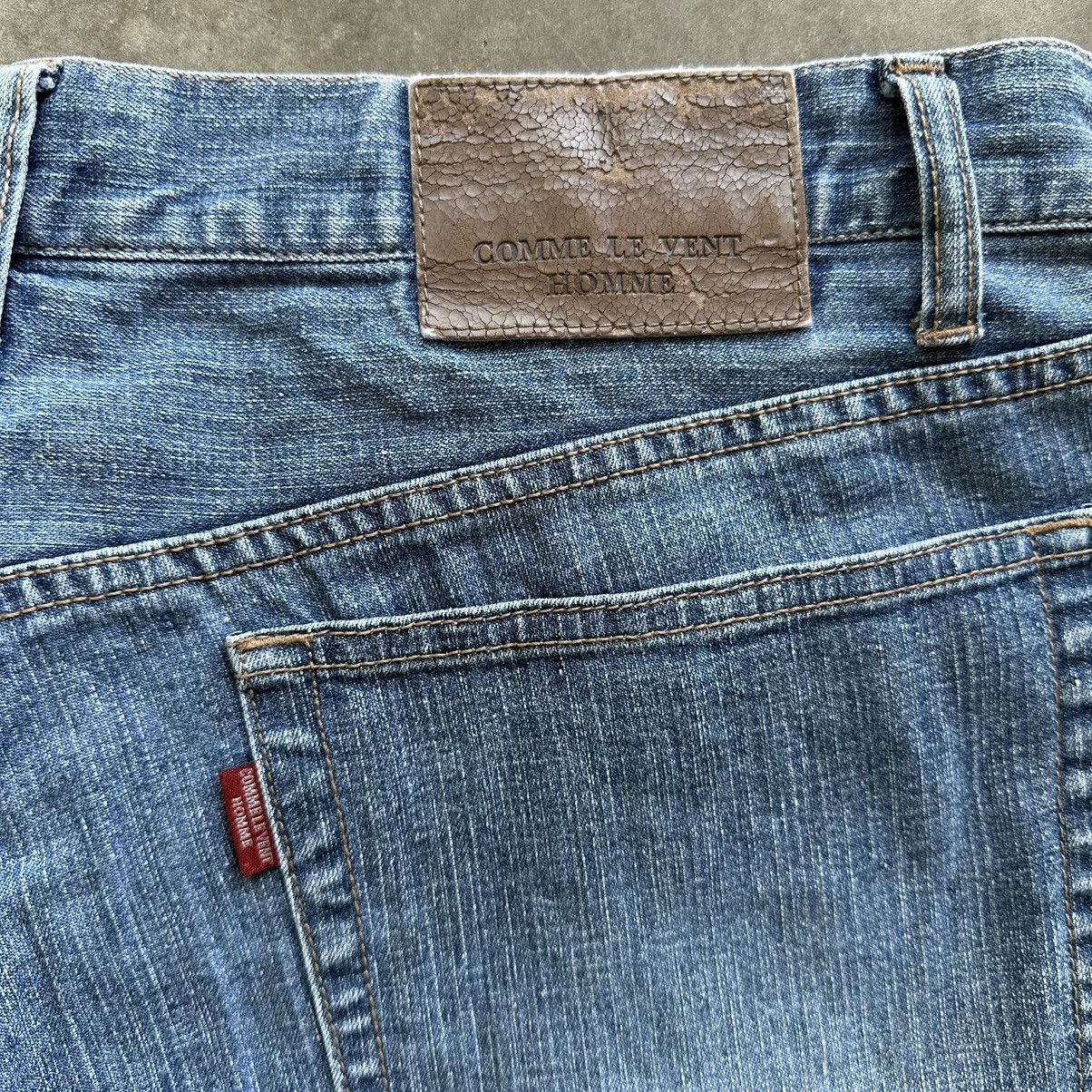 Japanese Brand Vintage Comme Le Vent Homme Faded Distressed Denim Jean Pant Size US 36 / EU 52 - 15 Thumbnail