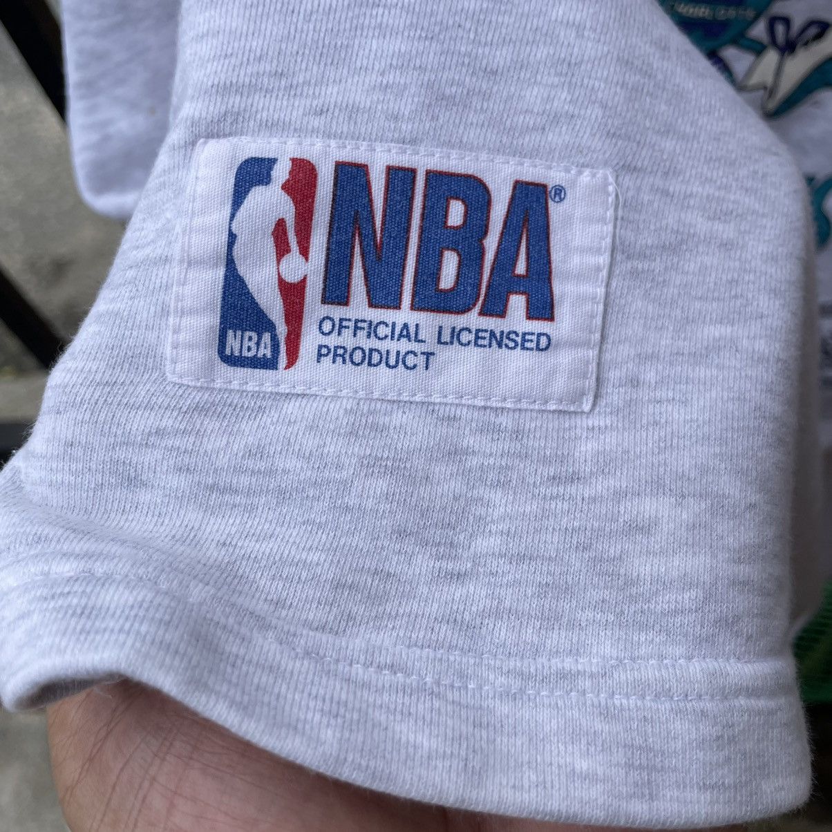 NBA 🔥Vintage 90s NBA Charlotte Hornet Big Logo Sweater Hoodie Size US S / EU 44-46 / 1 - 13 Thumbnail