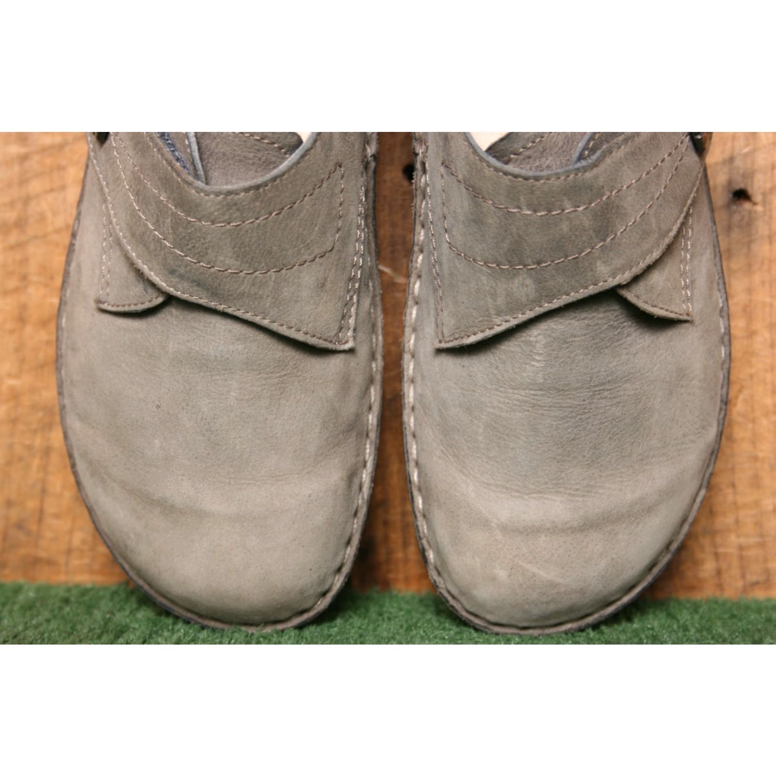 Vintage Finn Comfort Aurora Taupe Leather "Easy Strap" Loafers UK 5.5 Women Taupe Leather W Loafer Vintage? (if applicable) Size US 6 / IT 36 - 5 Thumbnail