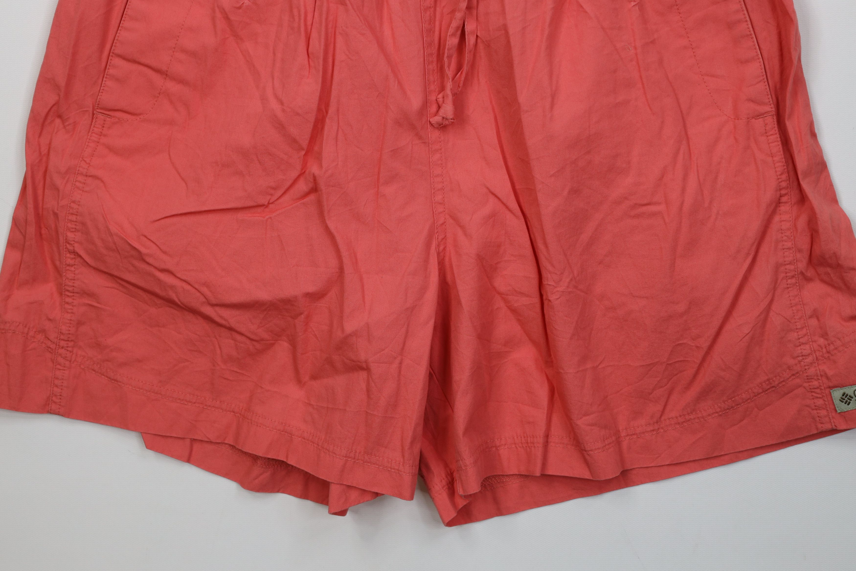 Columbia Vintage 90s Y2K Columbia Trekking Hiking Shorts Pink Cotton Size 32" / US 10 / IT 46 - 4 Thumbnail