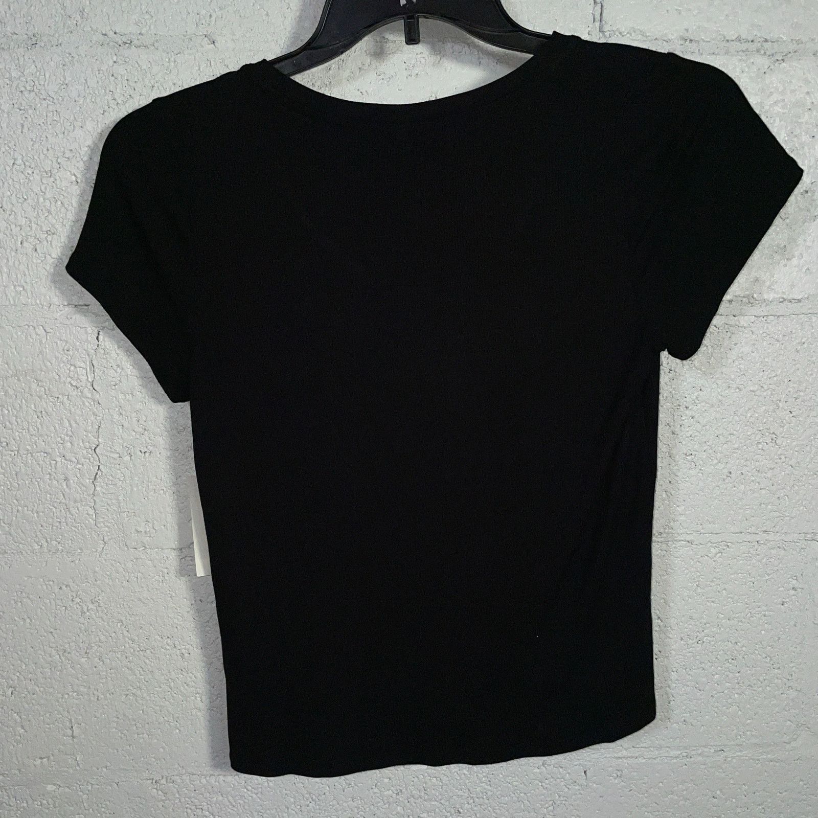 Steve Madden Steve Madden Women's Ribbed Baby Sleep Tee black Small Size 27" / US 4 / IT 40 - 5 Thumbnail