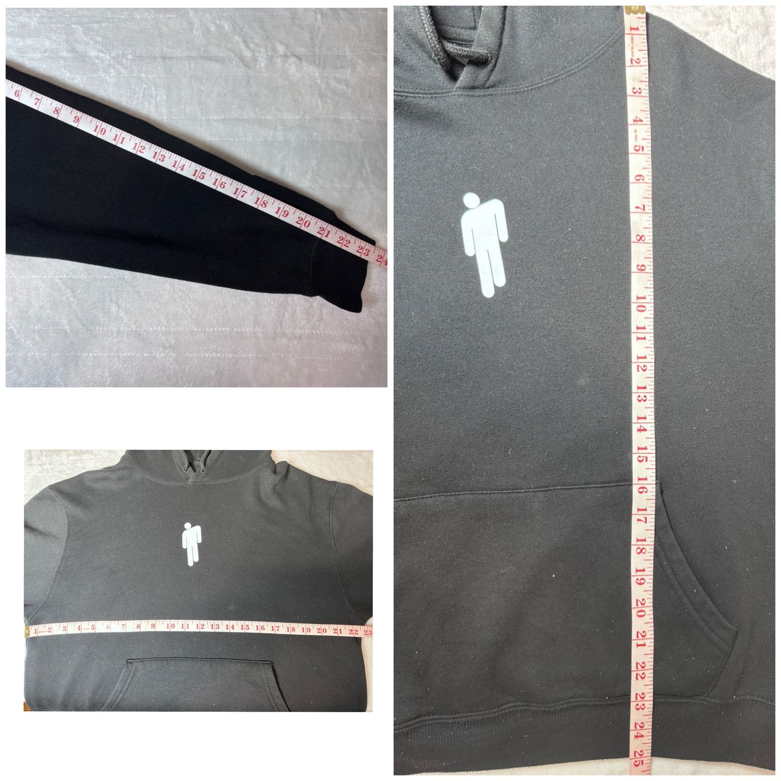 Billie Eilish Billie Eilish Black Hoodie Official Licensed Pullover M Size M / US 6-8 / IT 42-44 - 4 Thumbnail