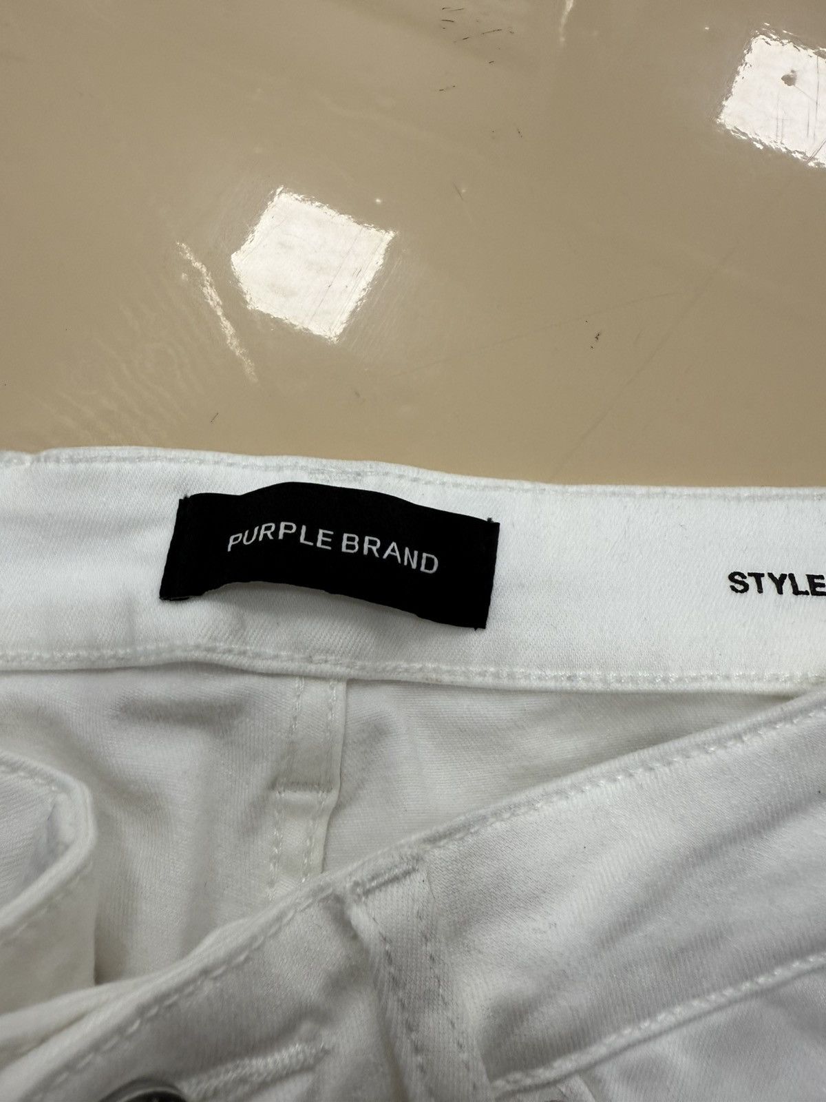 Other Purple Brand Brilliant White Jeans Size 26" / US 2 / IT 38 - 3 Thumbnail