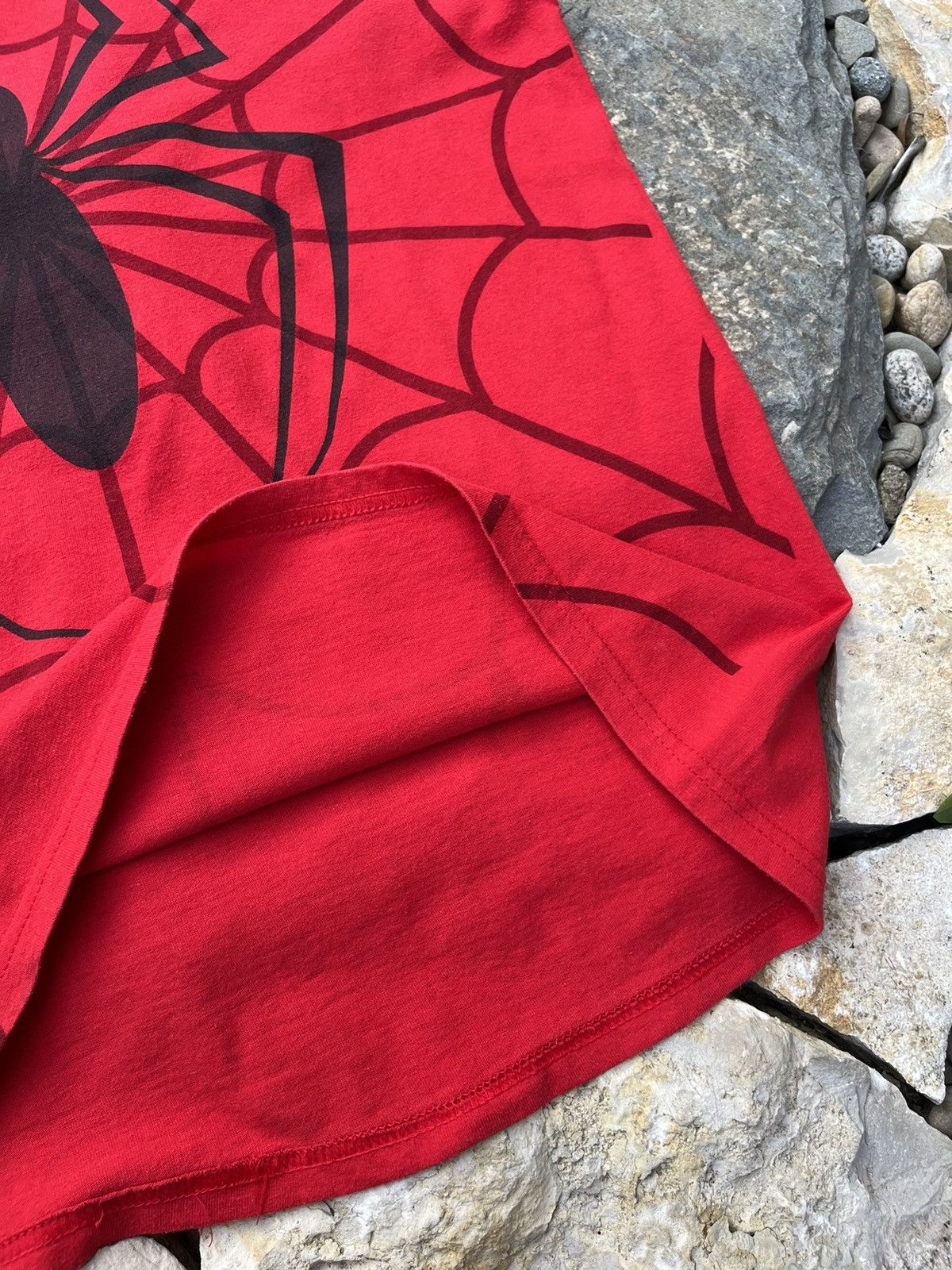 Marvel Comics × Vintage Vintage Spider-Man y2k all over print tee t-shirt spyder web Size US M / EU 48-50 / 2 - 12 Thumbnail