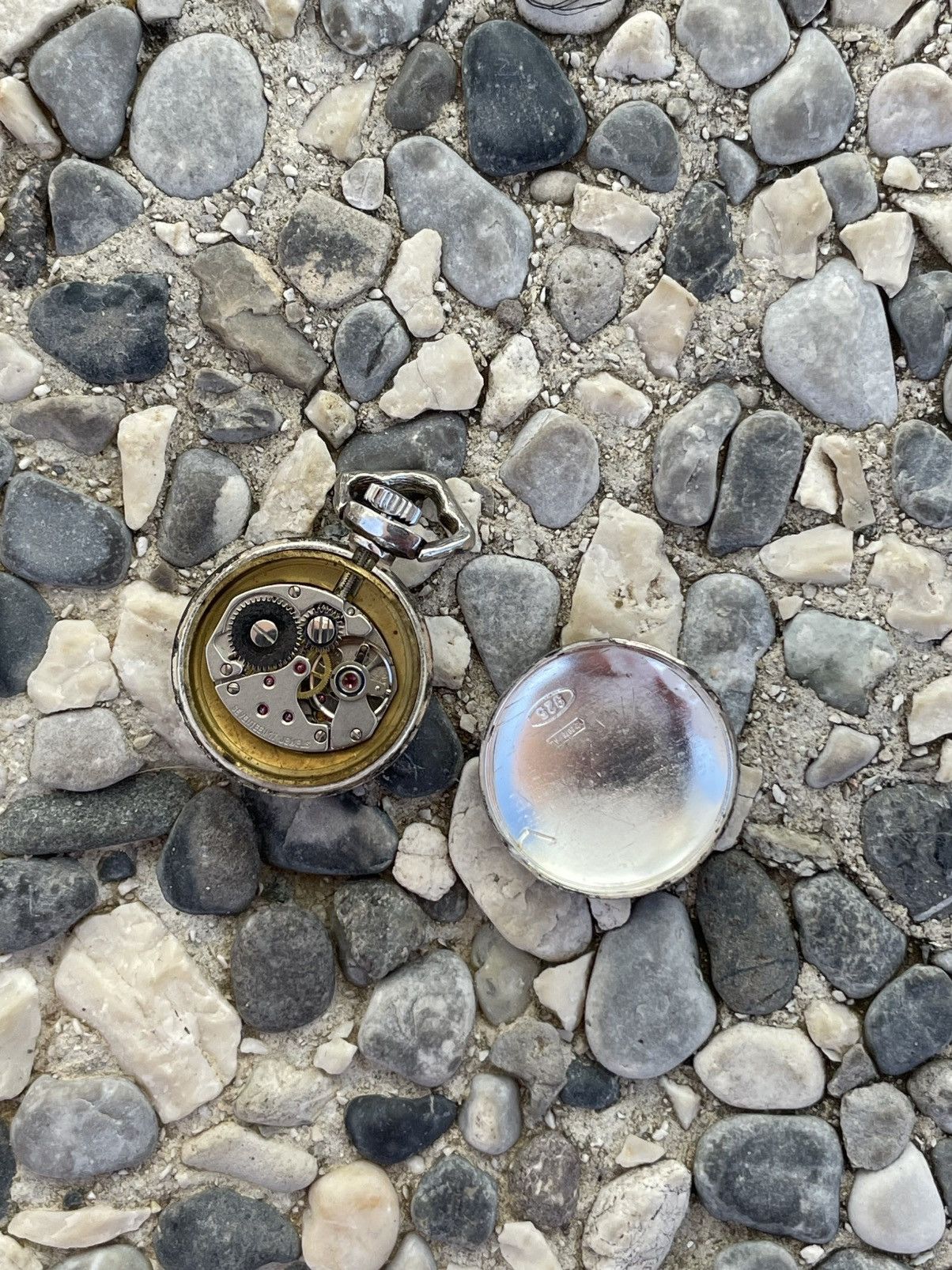 Apex × Vintage Vintage Silver 925 Apex 17 Rubis Mini Pocket Watch Size ONE SIZE - 9 Thumbnail